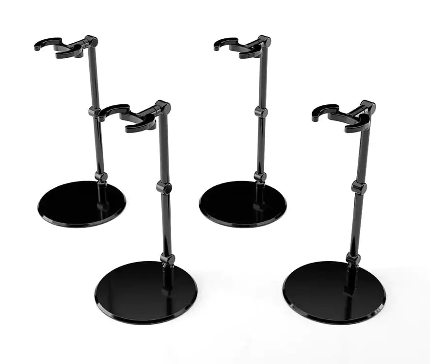 The Simple Stand Mini Nendoroid More pentru mini figurine si modele, mini negru, pachet de 4 bucati poza produsului