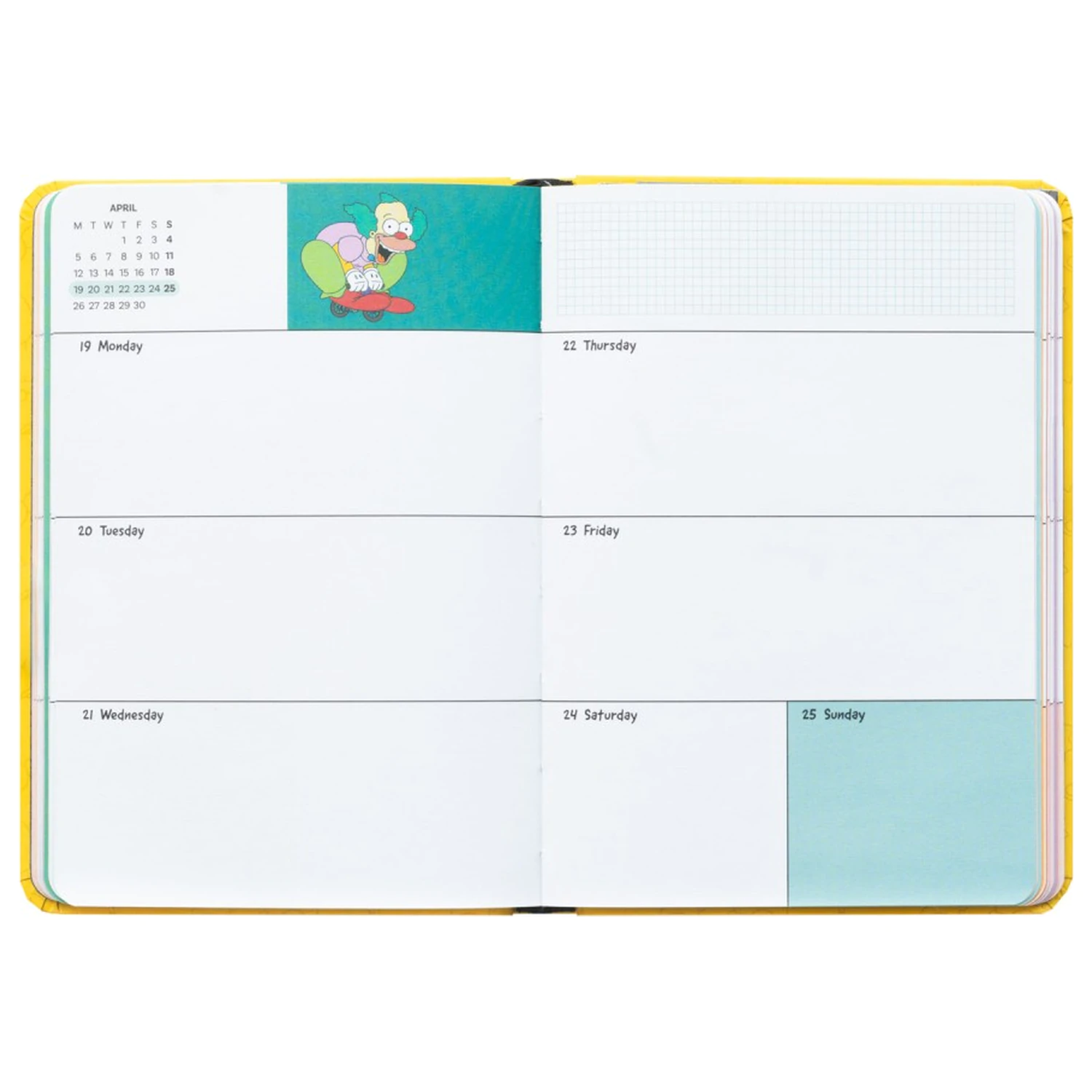 The Simpsons Academic Planner 2026/27 A6 Versiune în engleză poza produsului