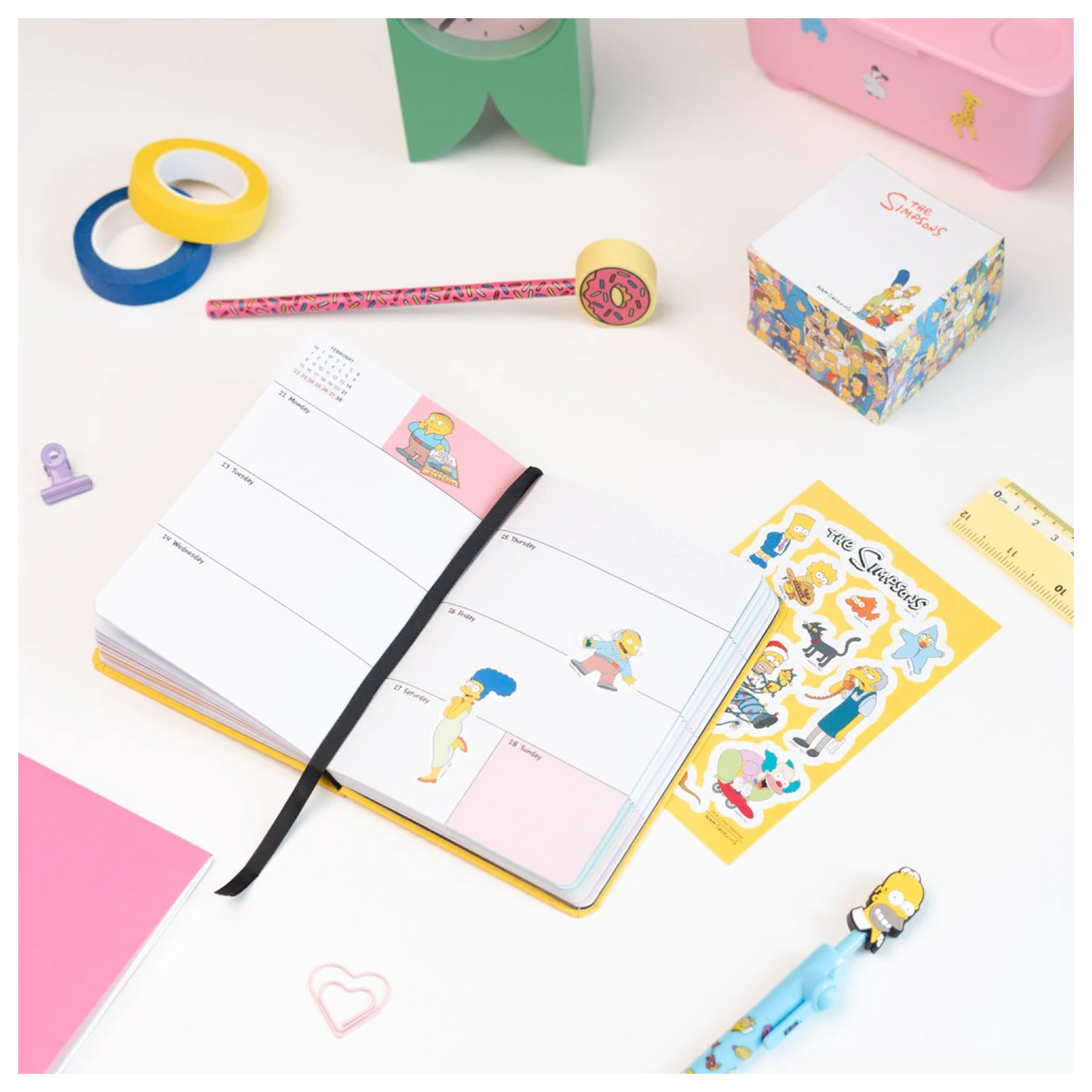 The Simpsons Academic Planner 2026/27 A6 Versiune în engleză poza produsului