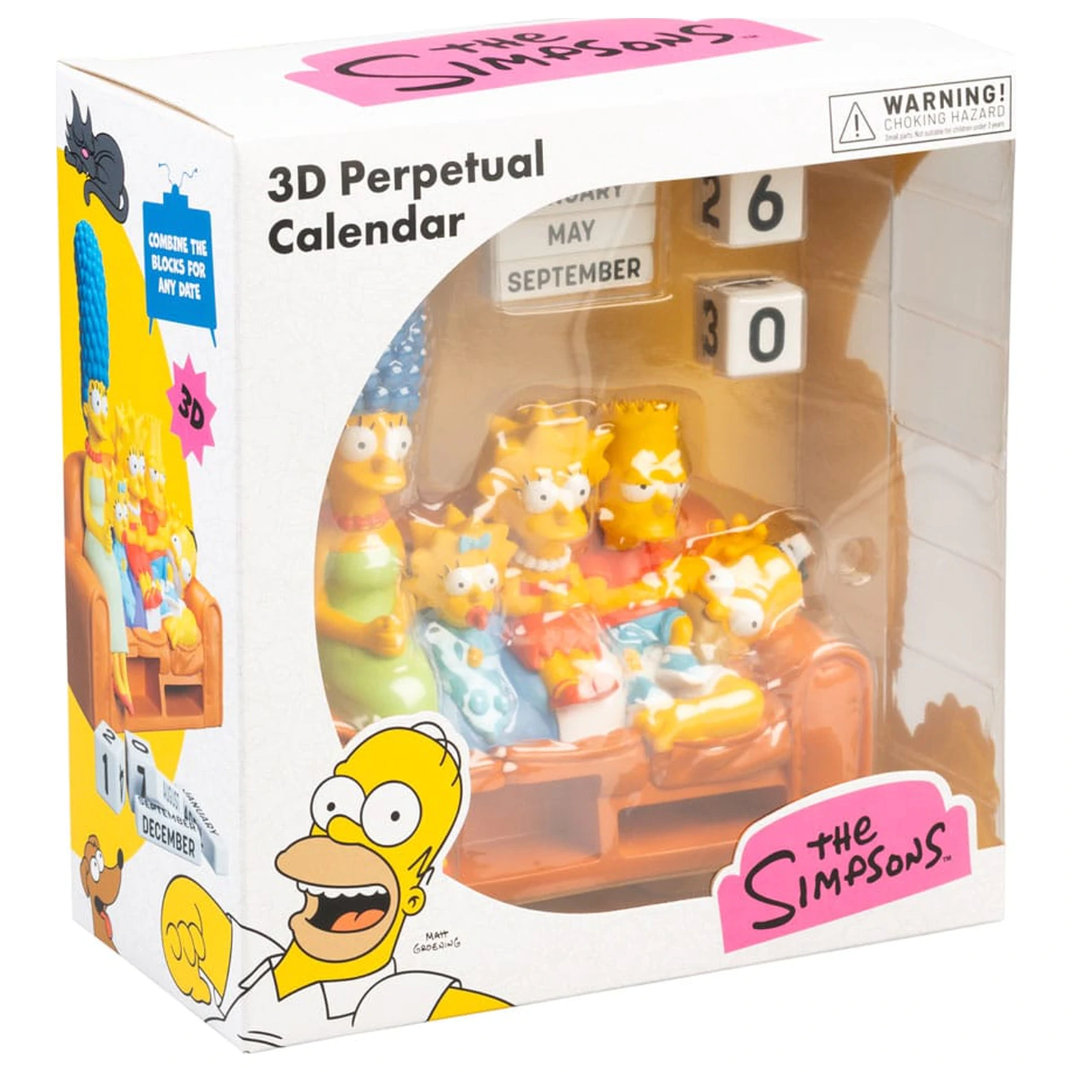 Calendar perpetuu 3D The Simpsons poza produsului