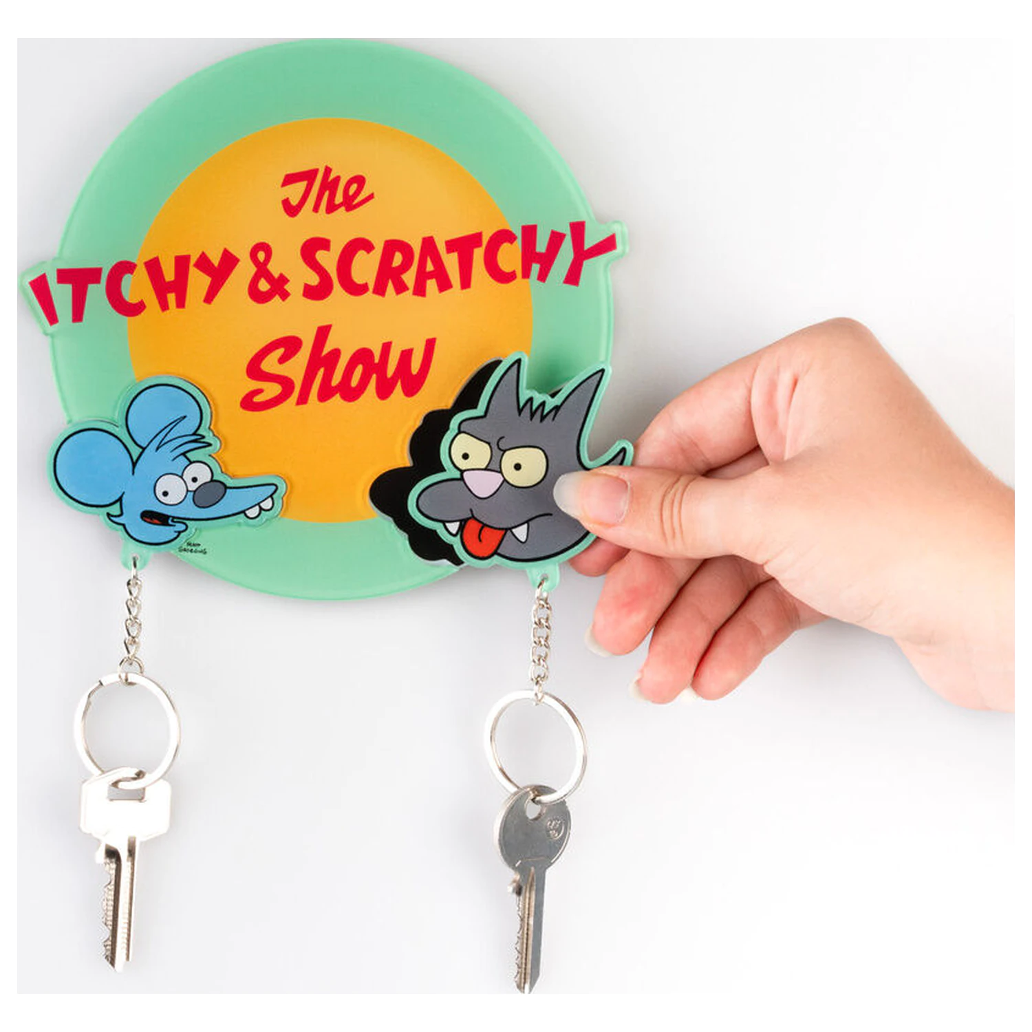 The Simpsons breloc cheie cu inel pentru chei poza produsului