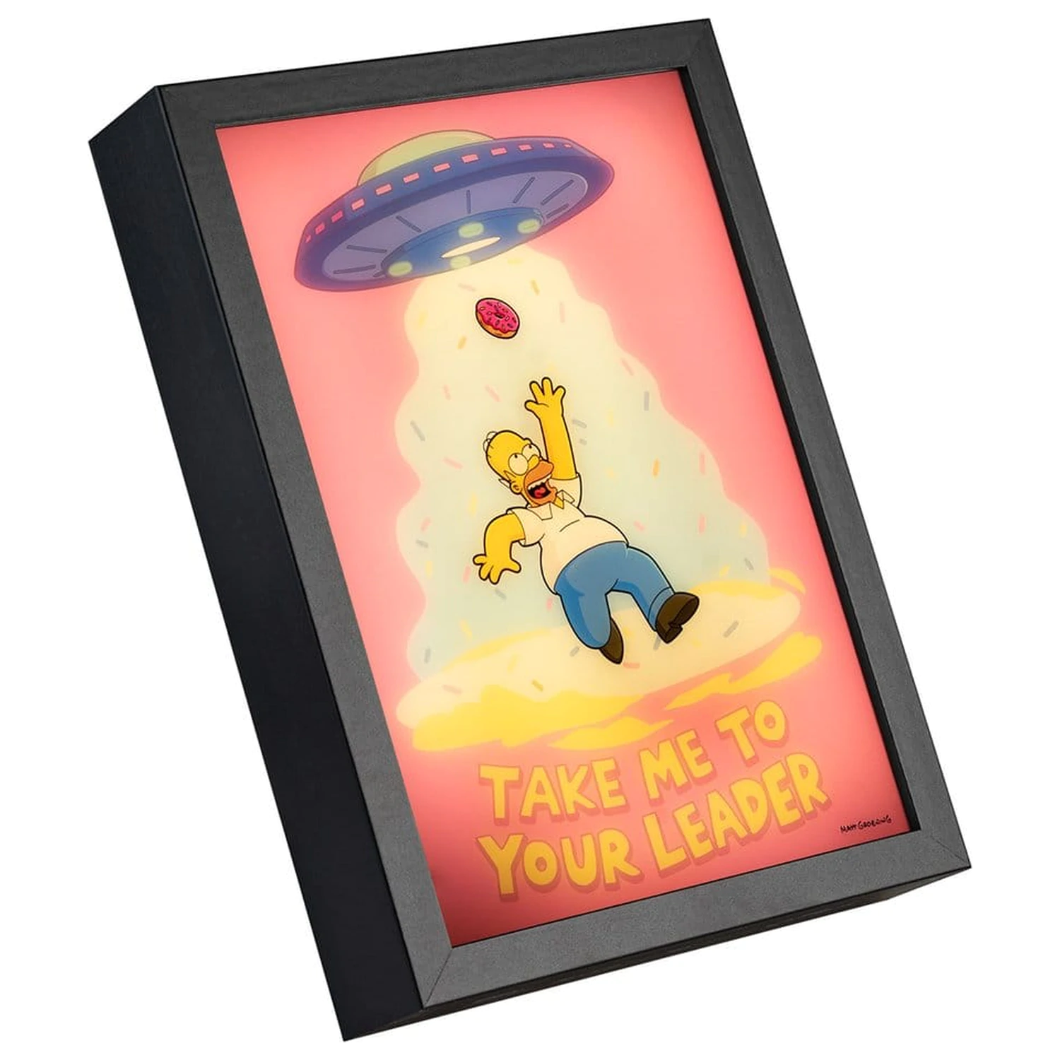 The Simpsons Poster LED înrămat 20 x 28 cm poza produsului