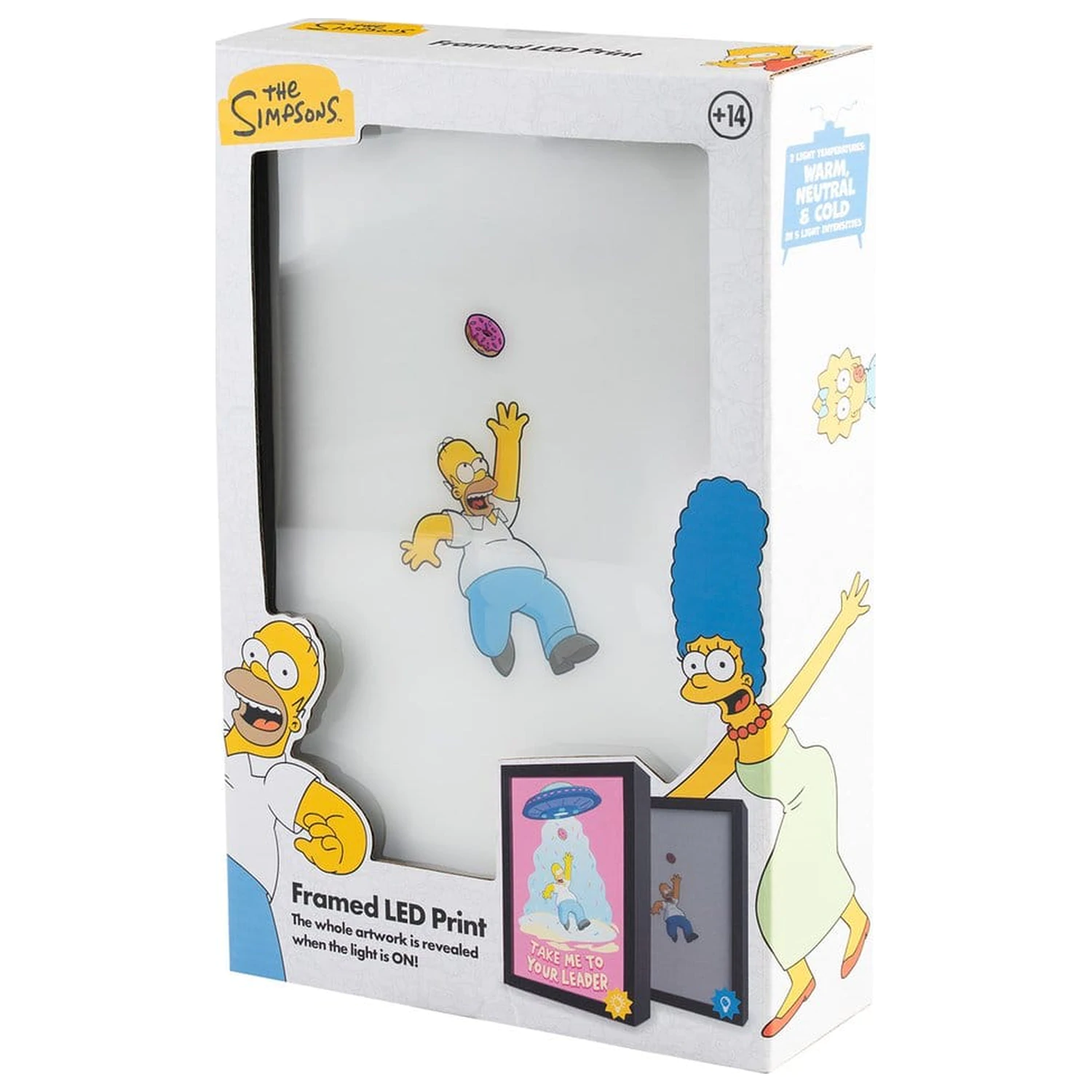 The Simpsons Poster LED înrămat 20 x 28 cm poza produsului