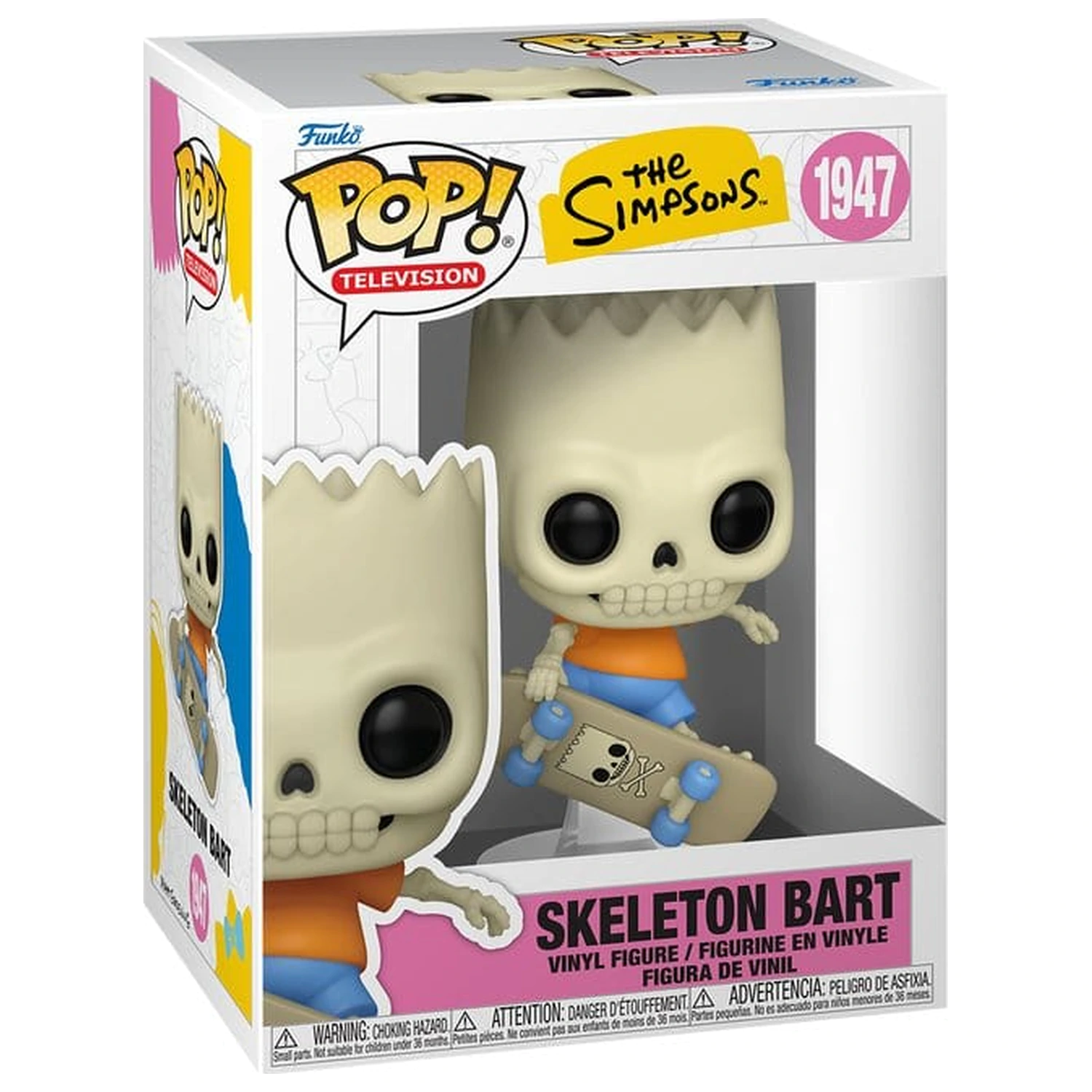The Simpsons Funko POP! Animation Figurina de vinil Skeleton Bart 9 cm poza produsului