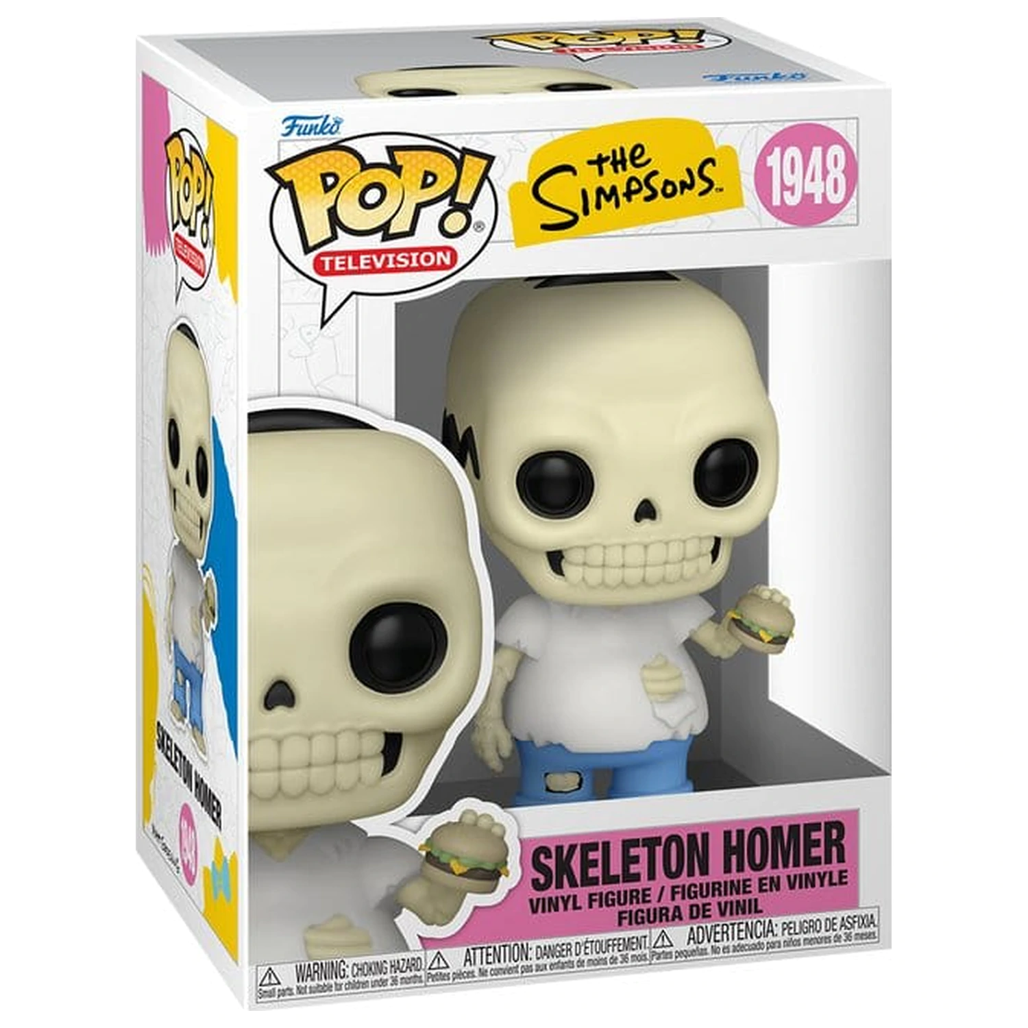 The Simpsons Funko POP! Animation figurina de vinil Skeleton Homer 9 cm poza produsului