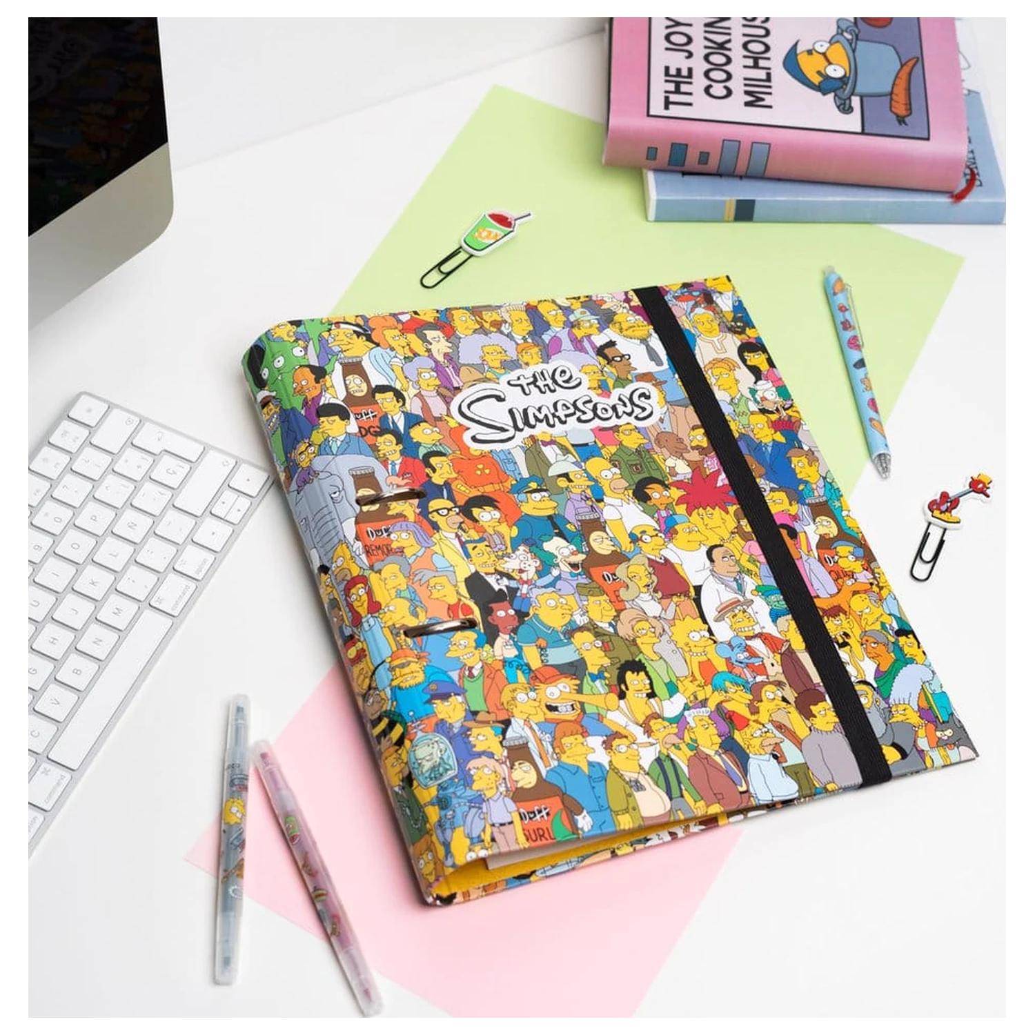 The Simpsons Dosar cu inele 2 inele 32 x 28 cm poza produsului
