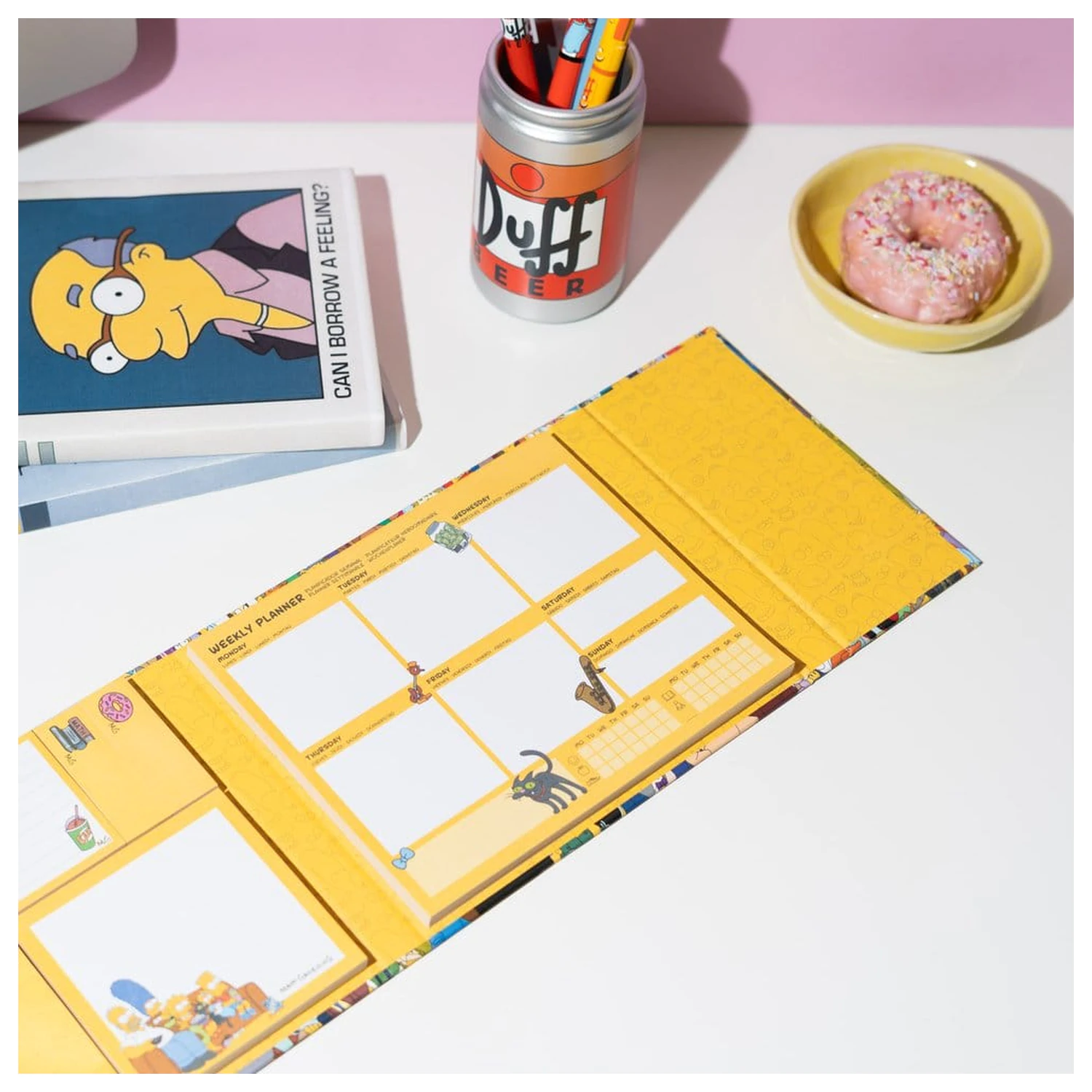 The Simpsons Planner săptămânal cu notițe adezive 19 x 17 cm poza produsului