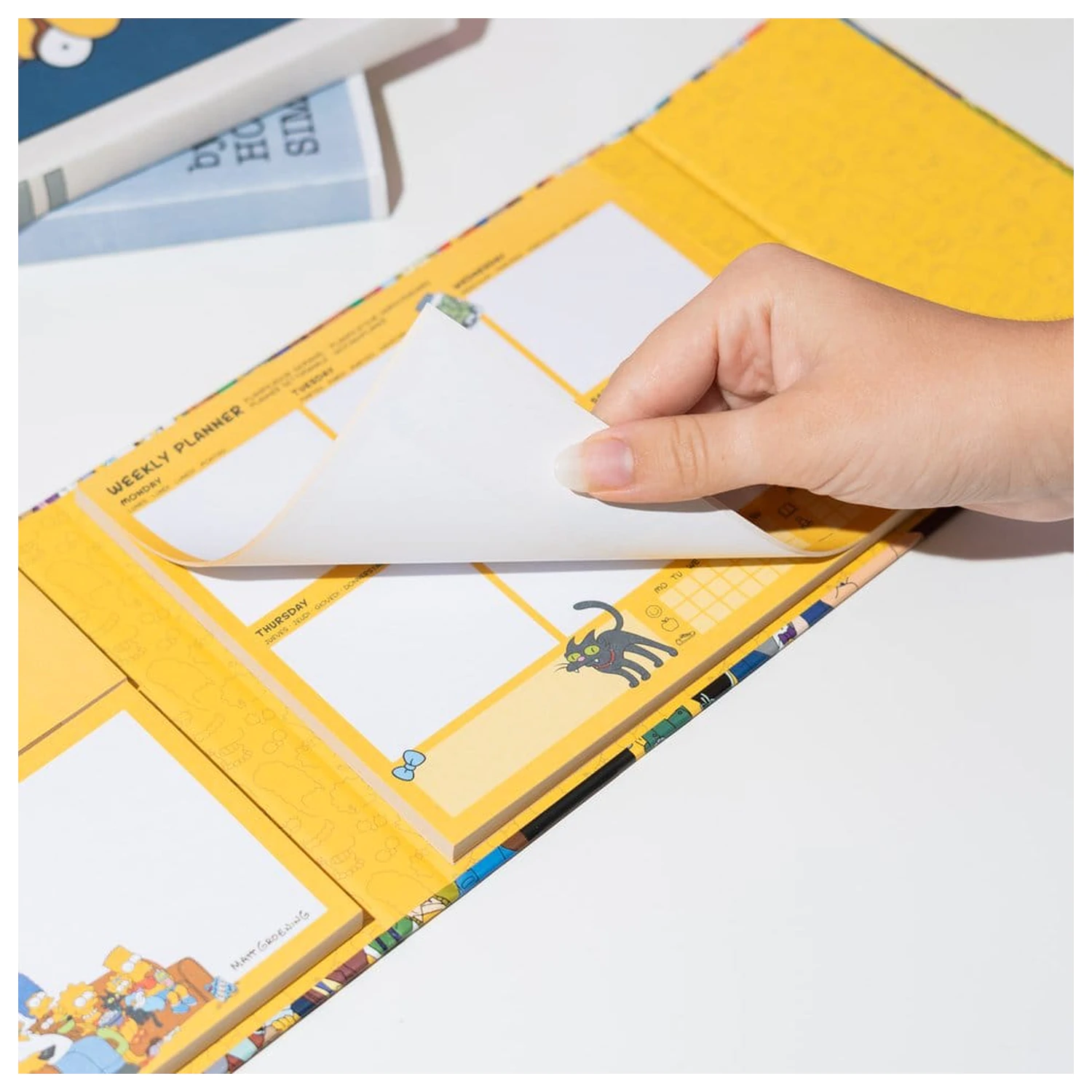 The Simpsons Planner săptămânal cu notițe adezive 19 x 17 cm poza produsului