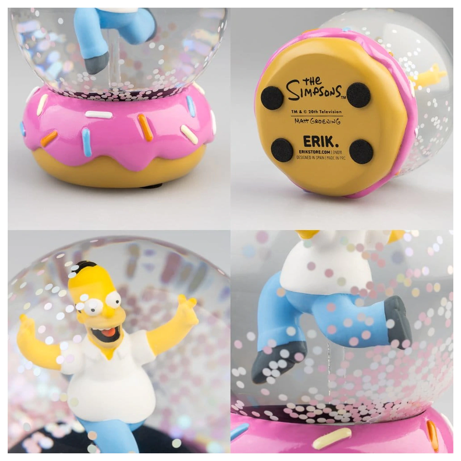 The Simpsons Glob de zapada Homer Simpson Donut 10 cm poza produsului