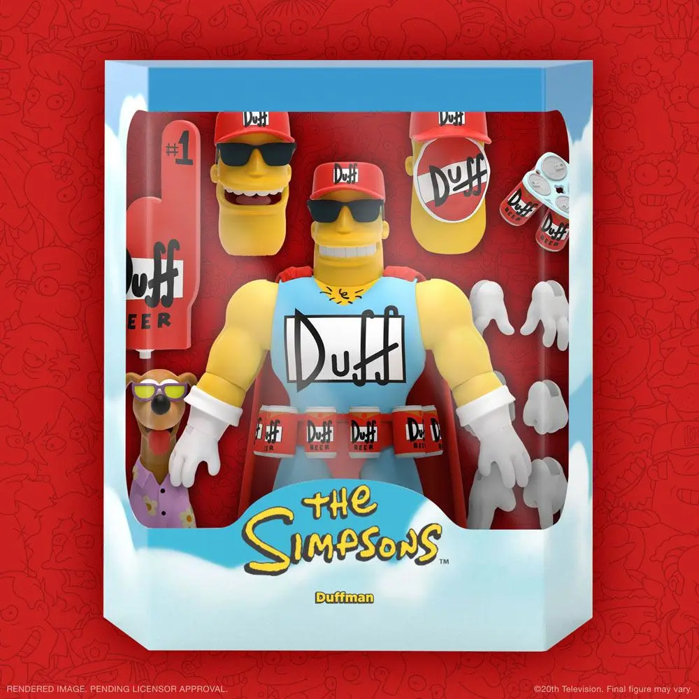 The Simpsons Ultimates Figurina de Acțiune Duffman 18 cm poza produsului