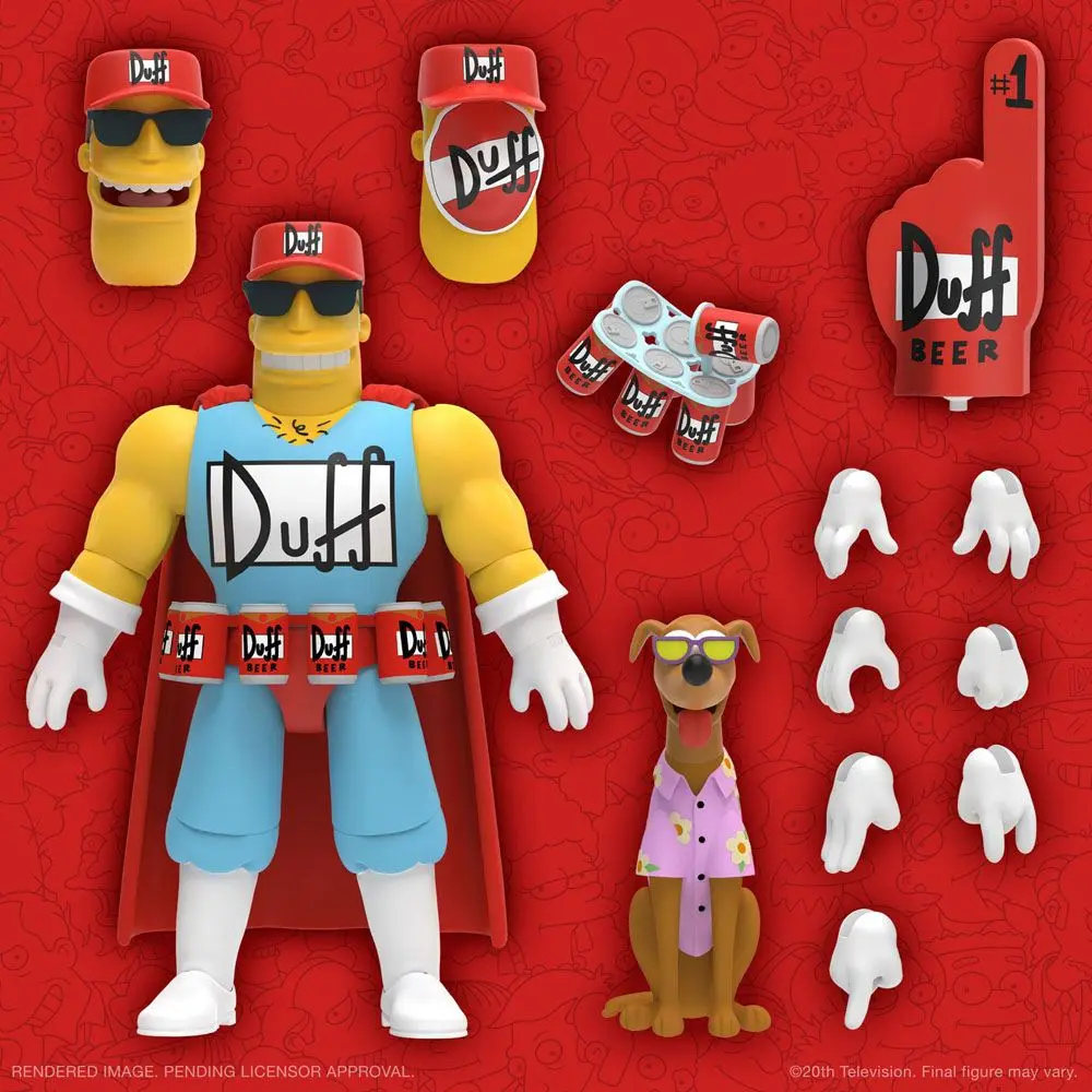 The Simpsons Ultimates Figurina de Acțiune Duffman 18 cm poza produsului