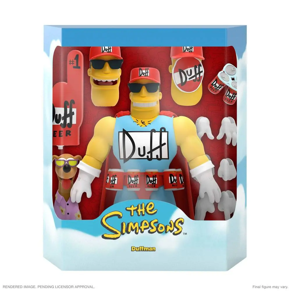 The Simpsons Ultimates Figurina de Acțiune Duffman 18 cm poza produsului