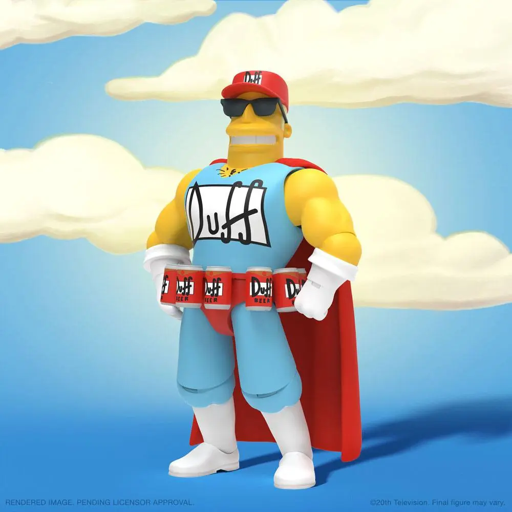 The Simpsons Ultimates Figurina de Acțiune Duffman 18 cm poza produsului