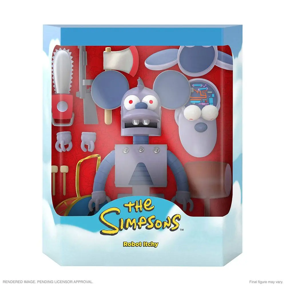 The Simpsons Ultimates Figurina de Acțiune Robot Itchy 18 cm poza produsului