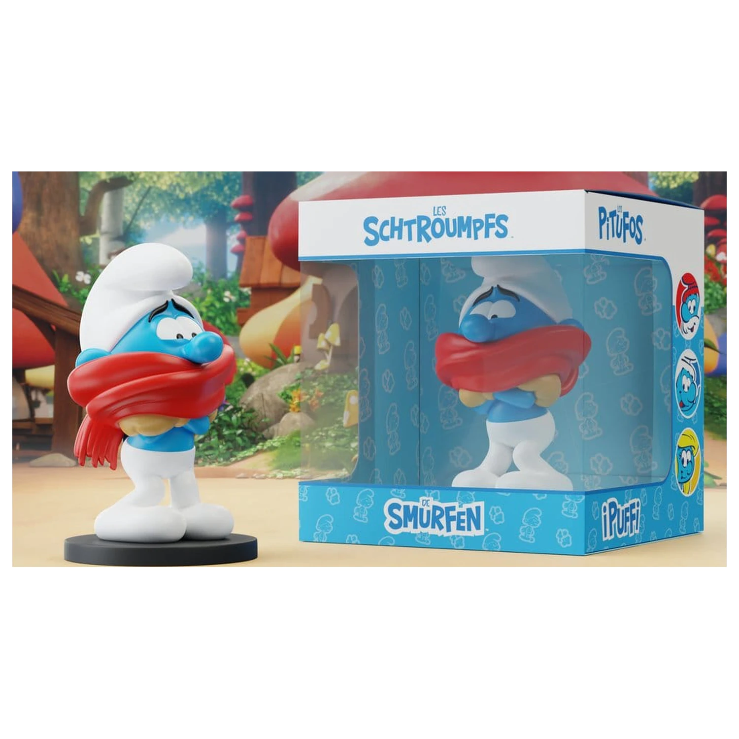 Statueta The Smurfs Chilly Smurf 12 cm poza produsului