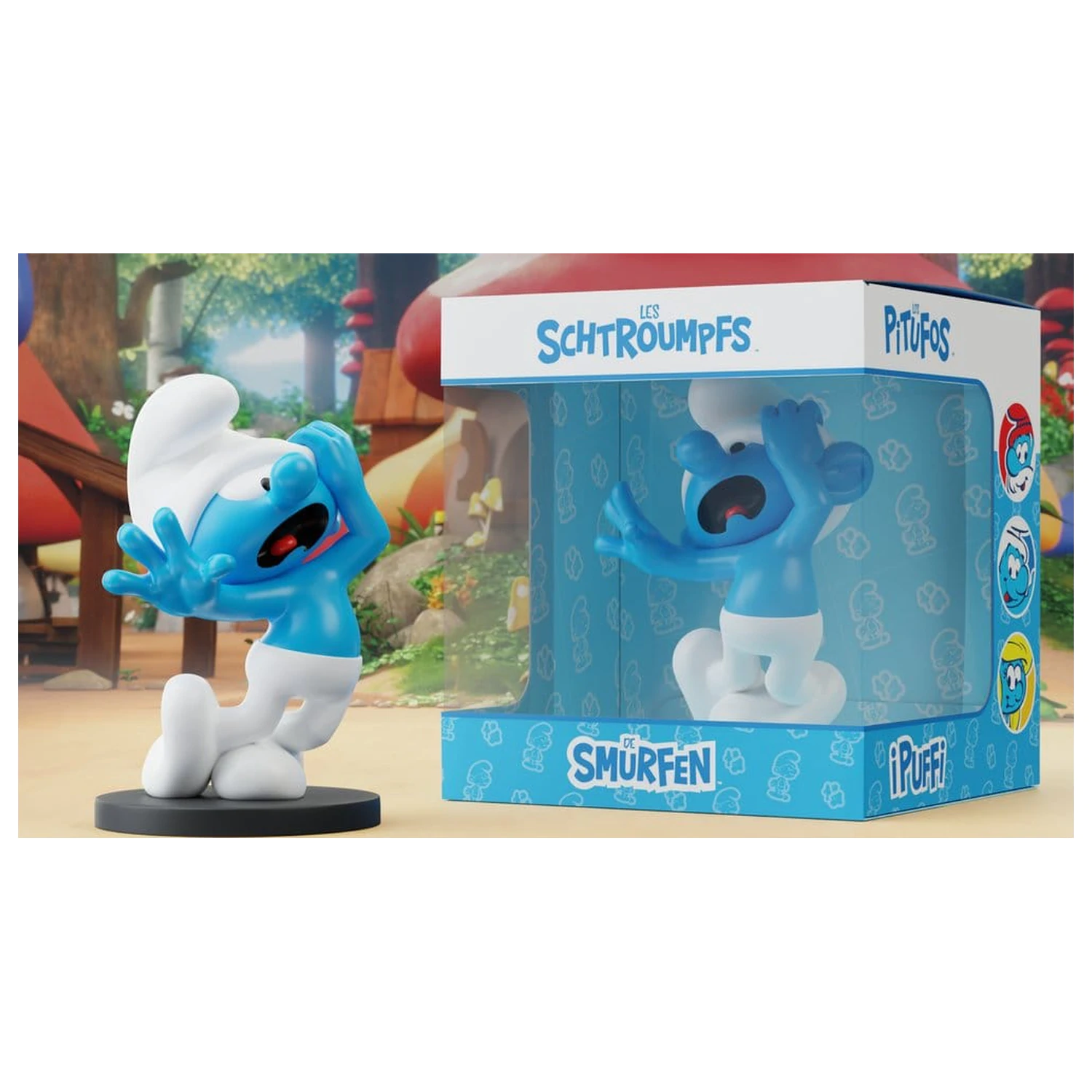 The Smurfs Statuie Clumsy Smurf 12 cm poza produsului