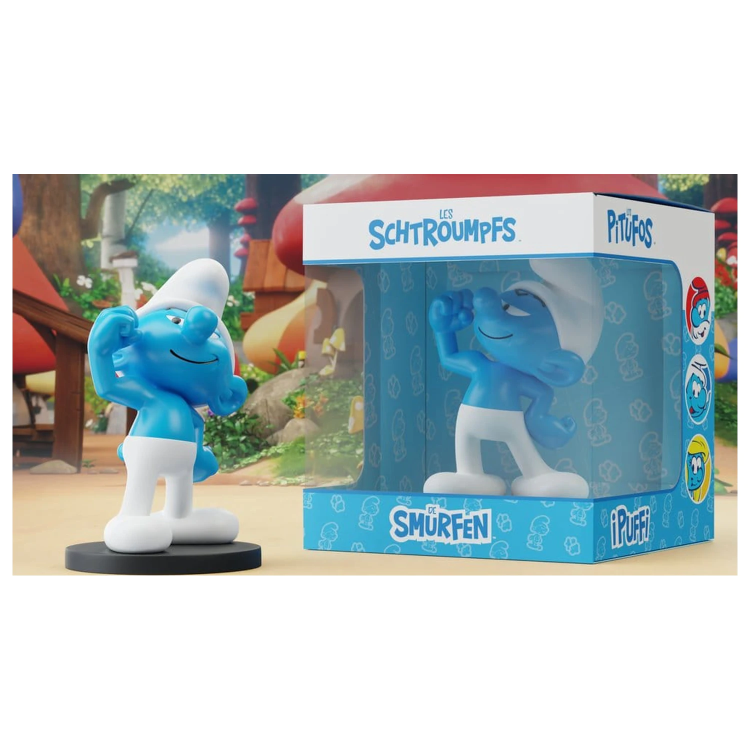 The Smurfs Statuie Hefty Smurf 11 cm poza produsului