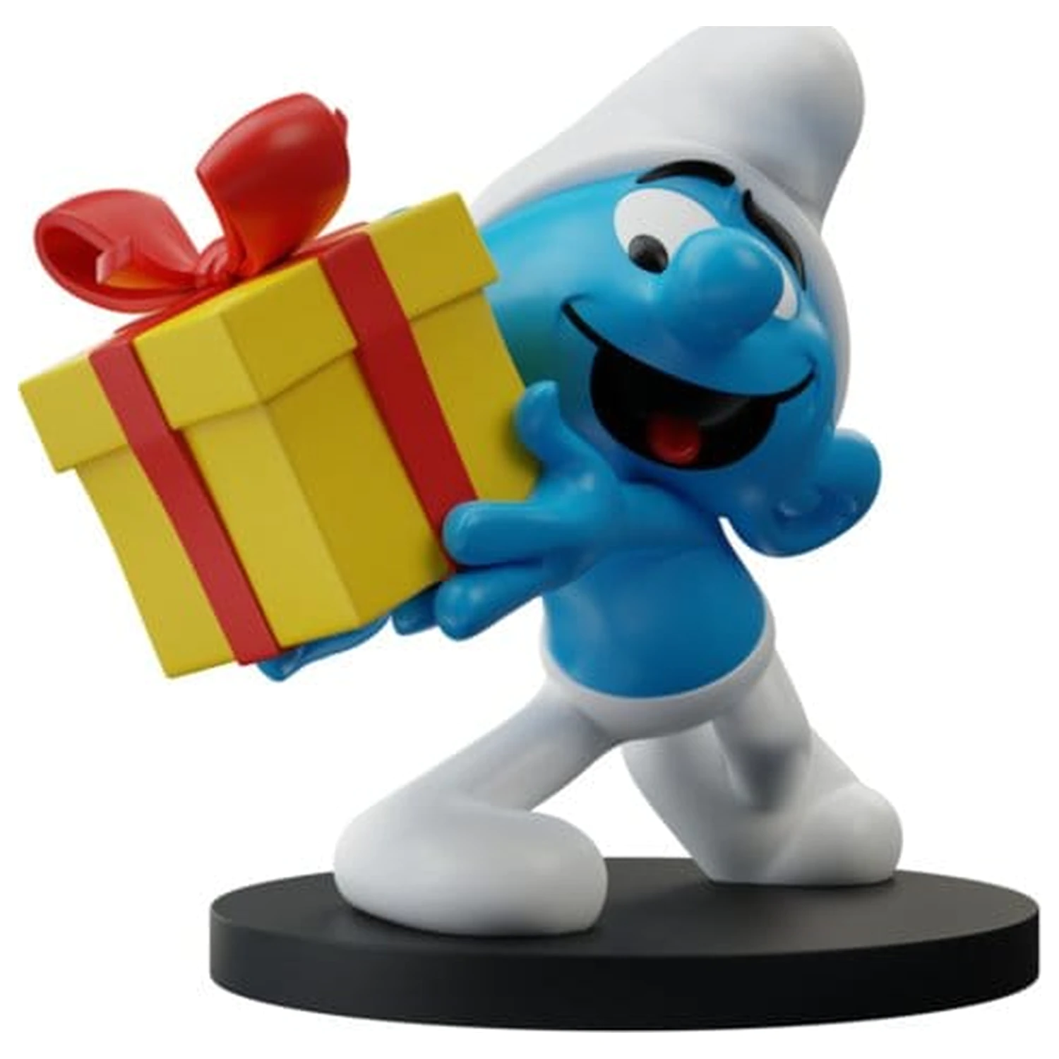 The Smurfs Statuie Jokey Smurf with Gift 10 cm poza produsului
