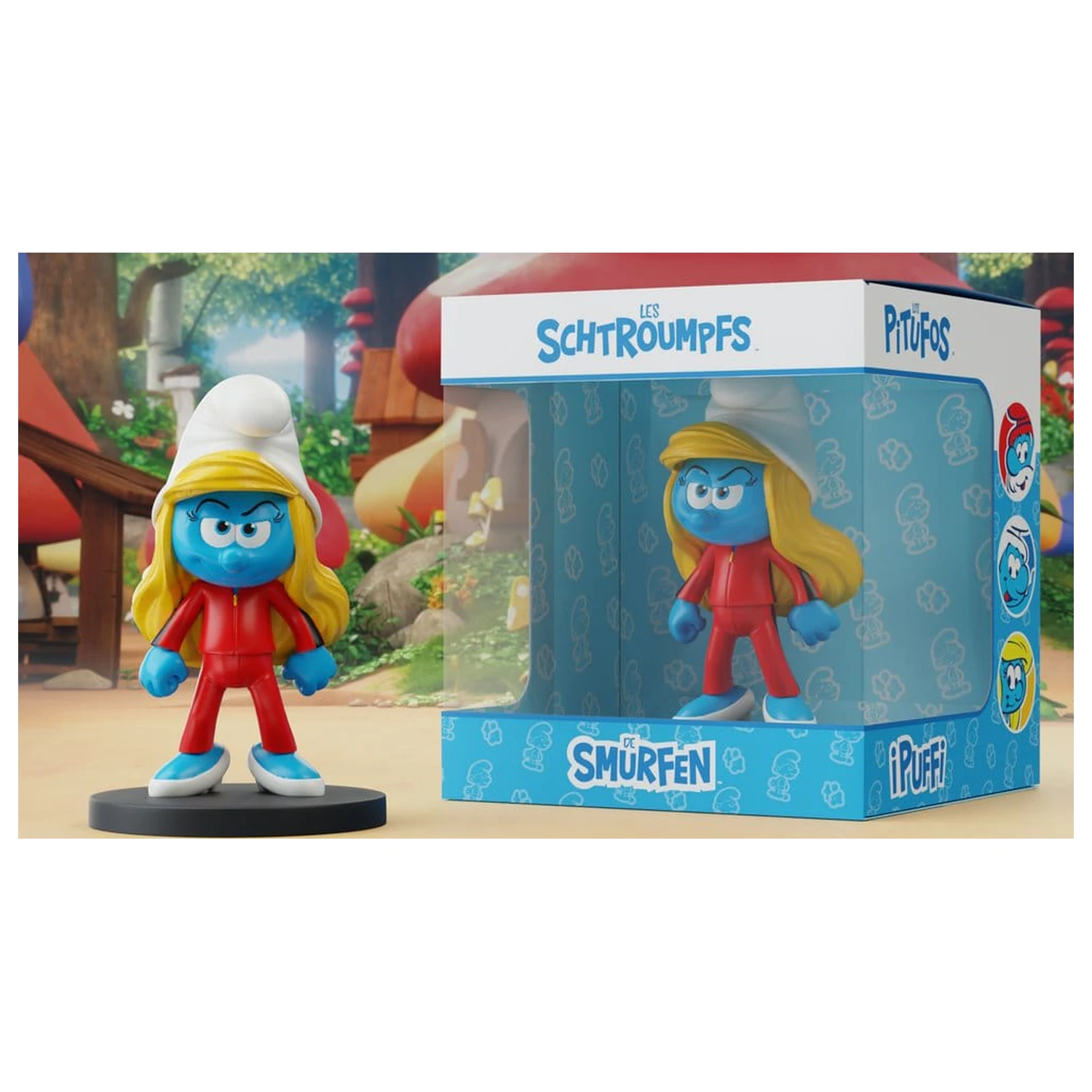 The Smurfs Statuie Kung Fu Smurfette 12 cm poza produsului