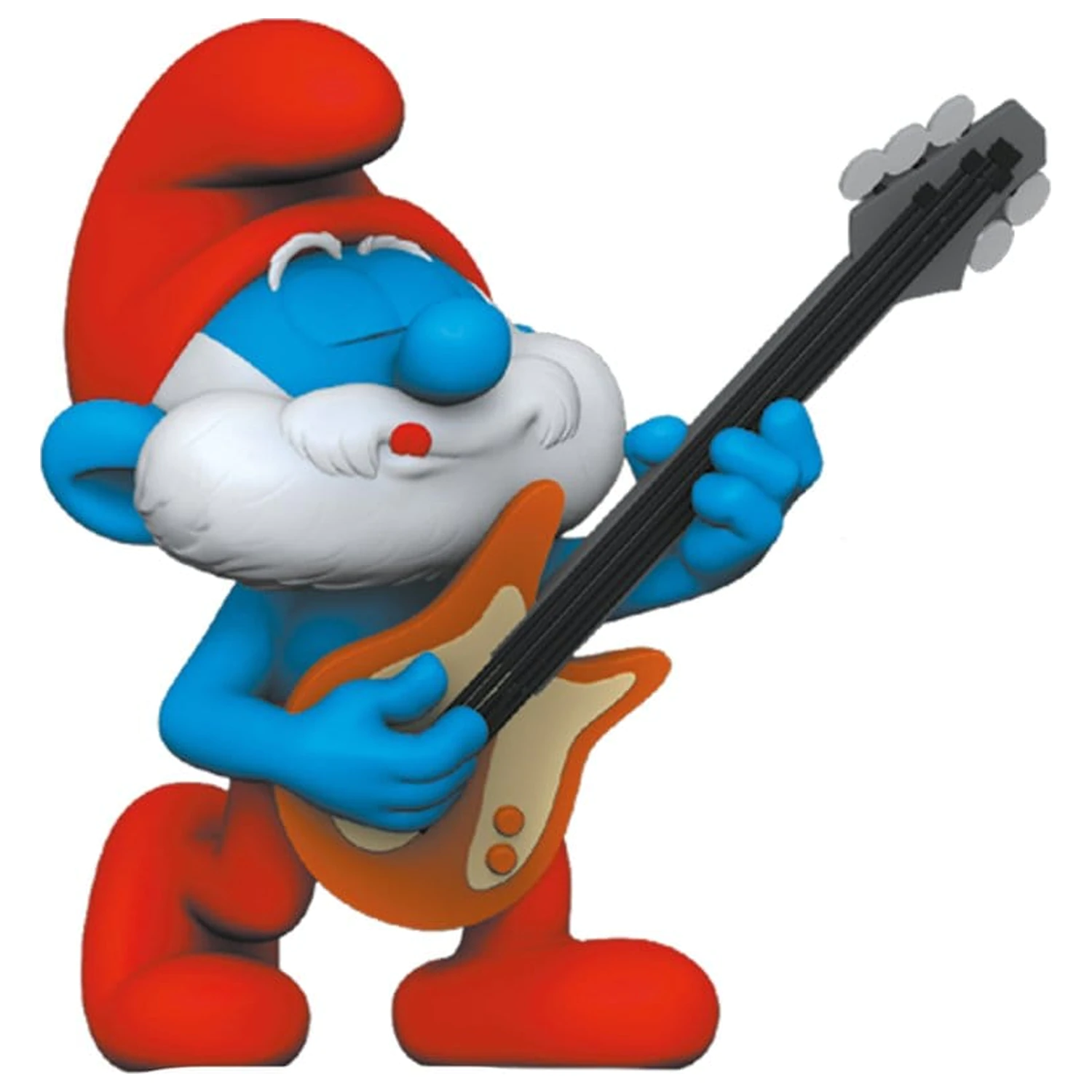 The Smurfs PVC Figura Papa Smurf cu Chitară 5.5 cm poza produsului