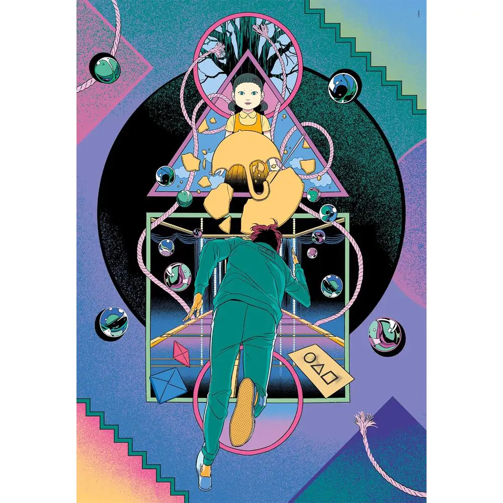 The Squid Game puzzle 1000 piese poza produsului