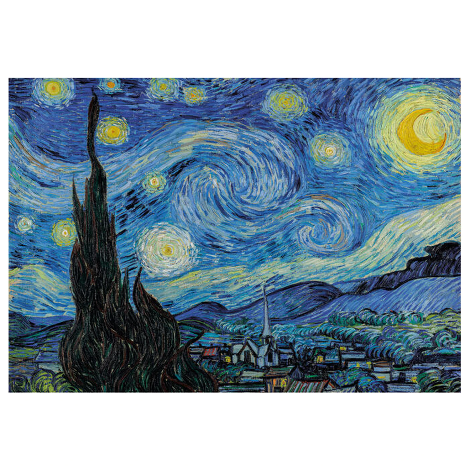 The Starry Night puzzle 500 piese poza produsului