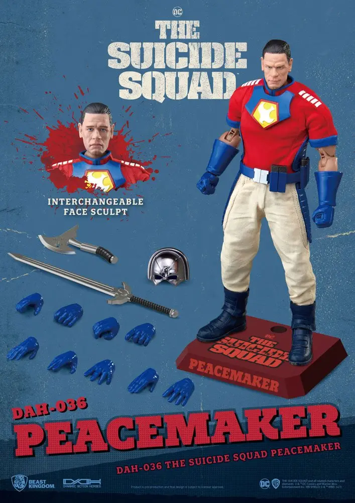 Figurină de acțiune The Suicide Squad Dynamic 8ction Heroes 1/9 Peacemaker 20 cm poza produsului