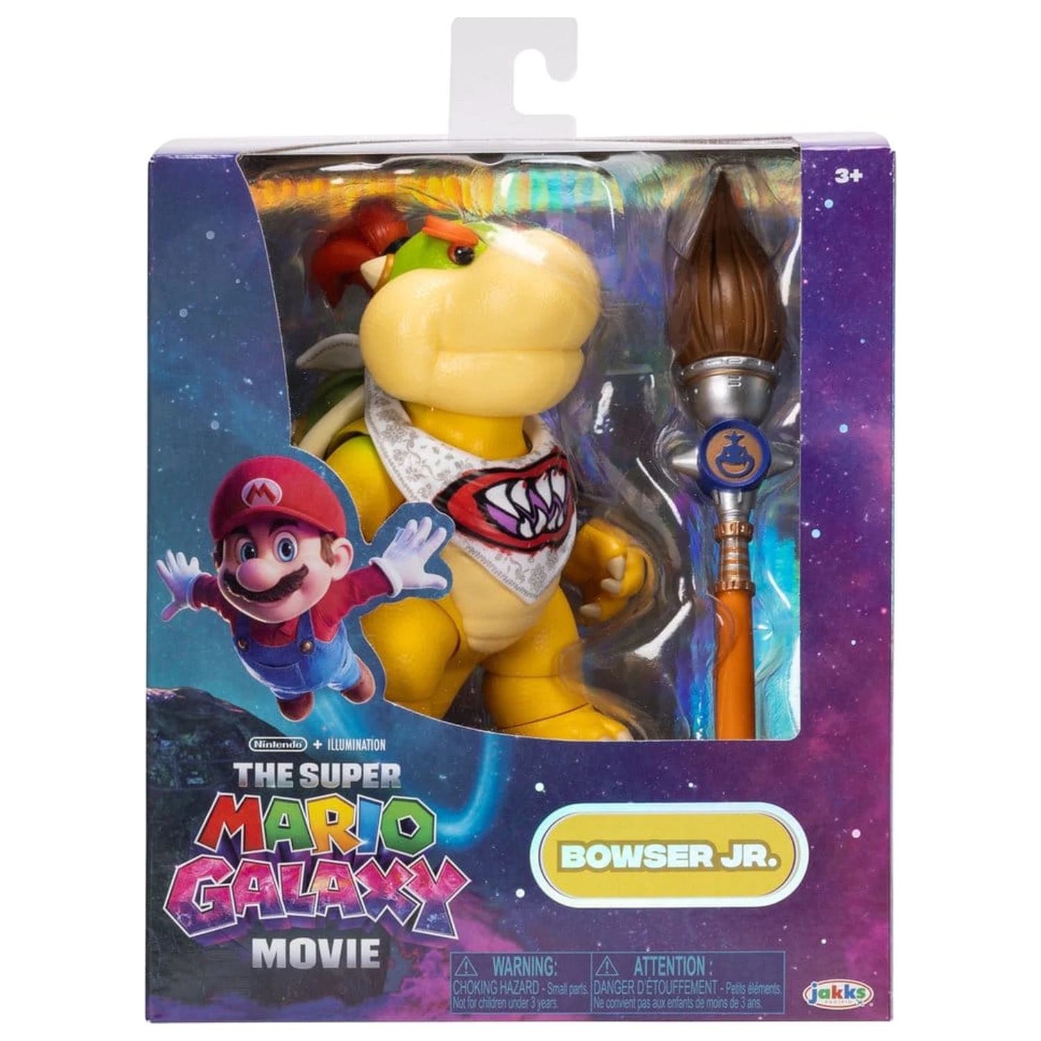 The Super Mario Galaxy Movie Figurina de actiune Bowser Jr. 13 cm poza produsului