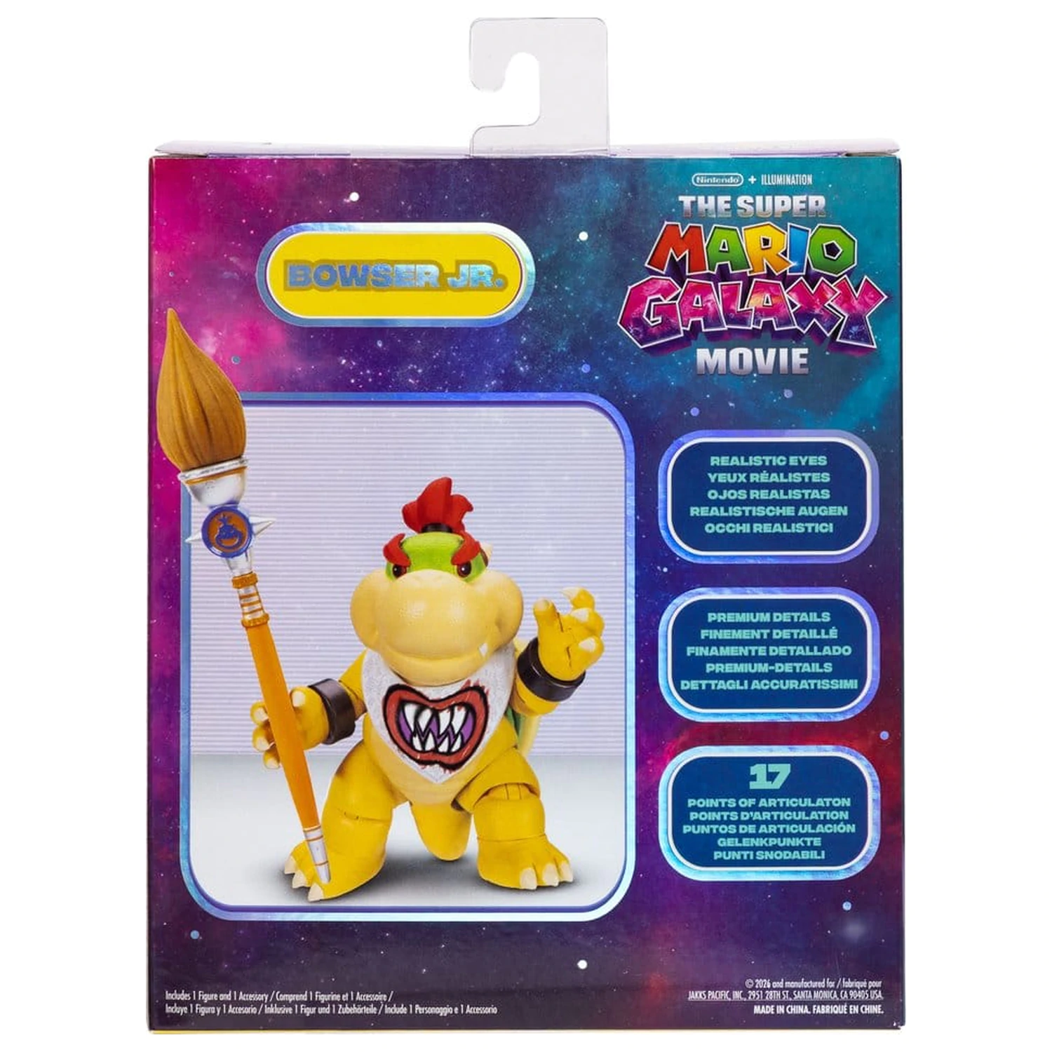The Super Mario Galaxy Movie Figurina de actiune Bowser Jr. 13 cm poza produsului