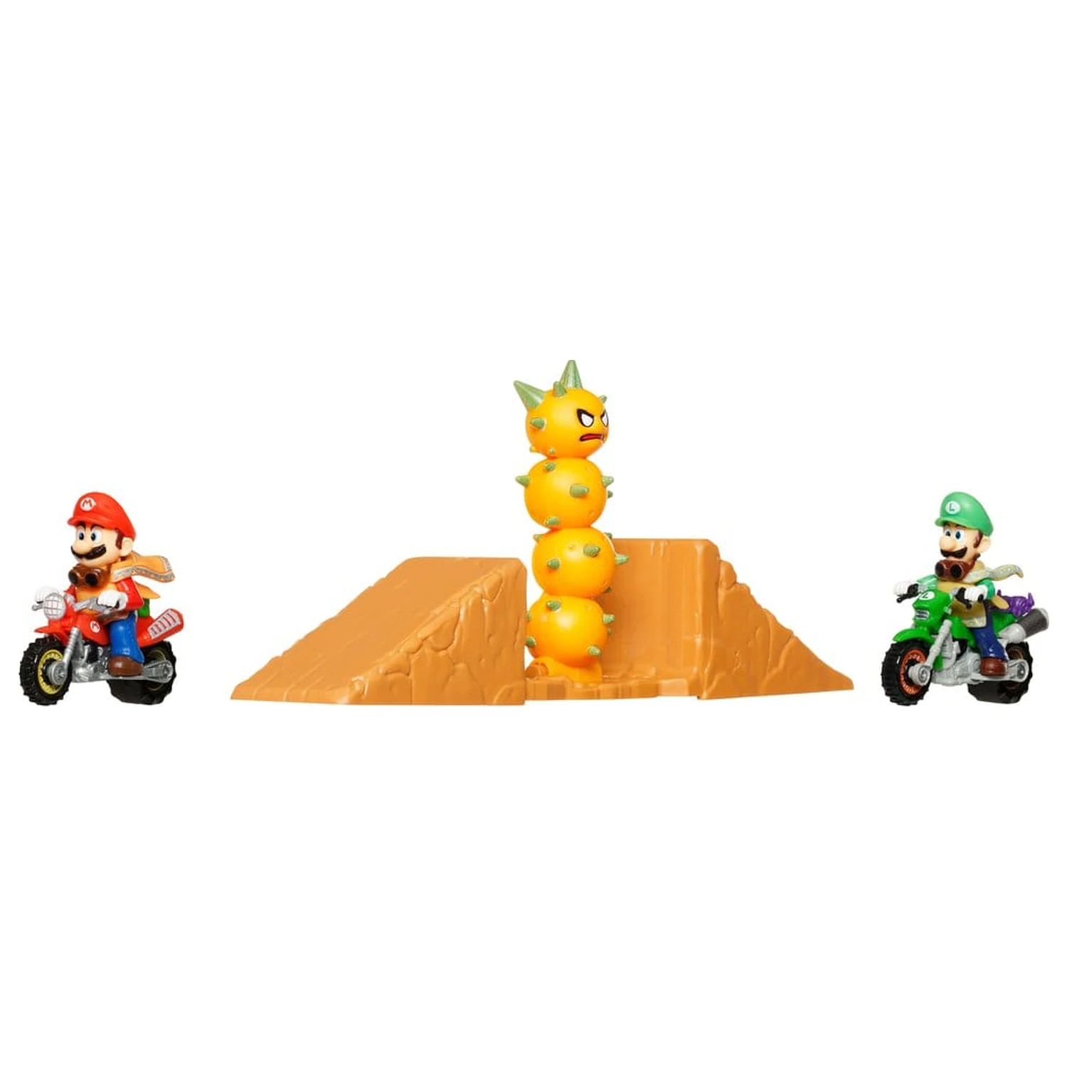 The Super Mario Galaxy Movie Hot Wheels Playset Mario & Luigi Desert Jump poza produsului