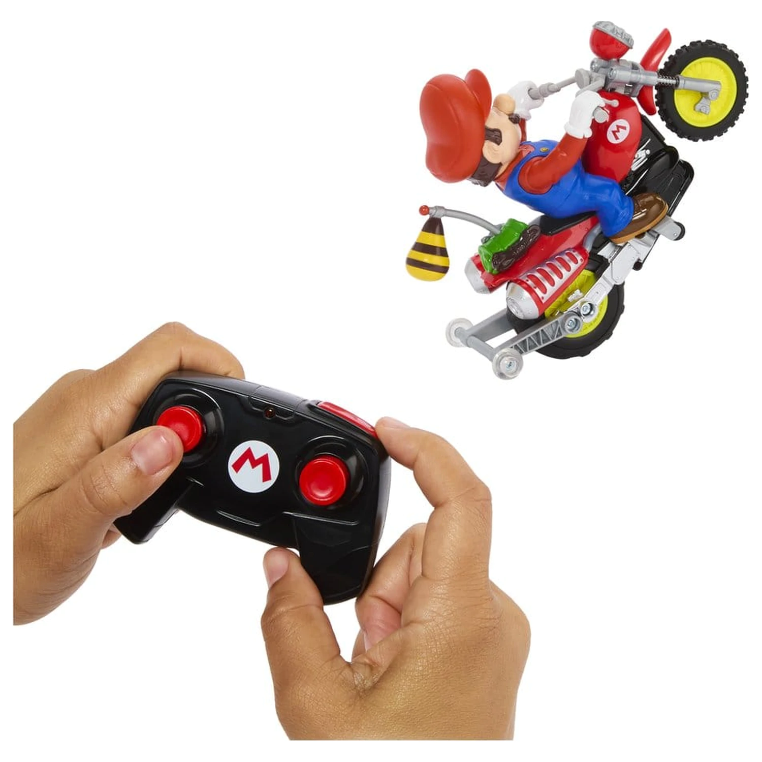 The Super Mario Galaxy Movie Mașină Hot Wheels RC Vehicle Mario Wheelie Motocross poza produsului