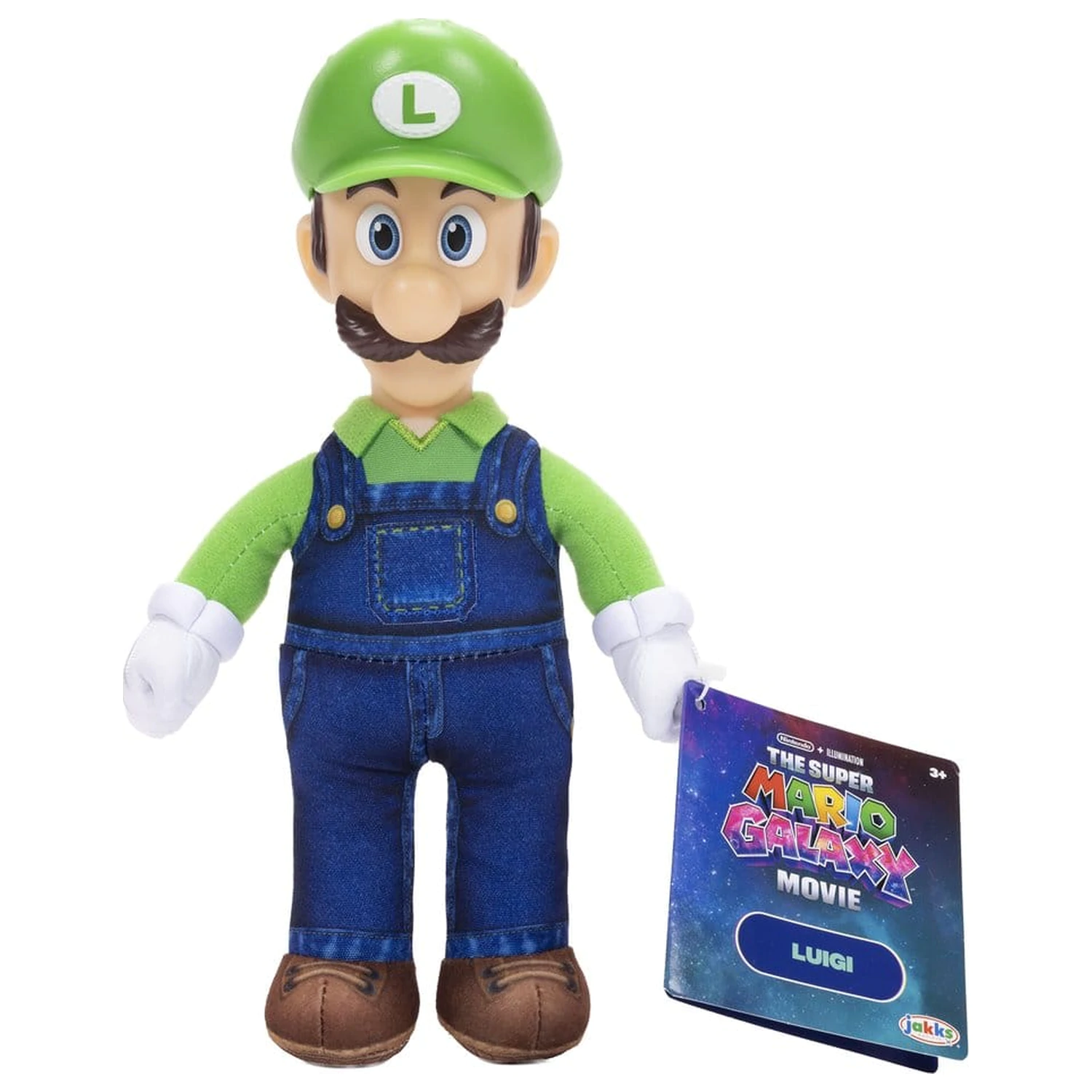 The Super Mario Galaxy Movie Figurina de pluș Luigi 23 cm poza produsului