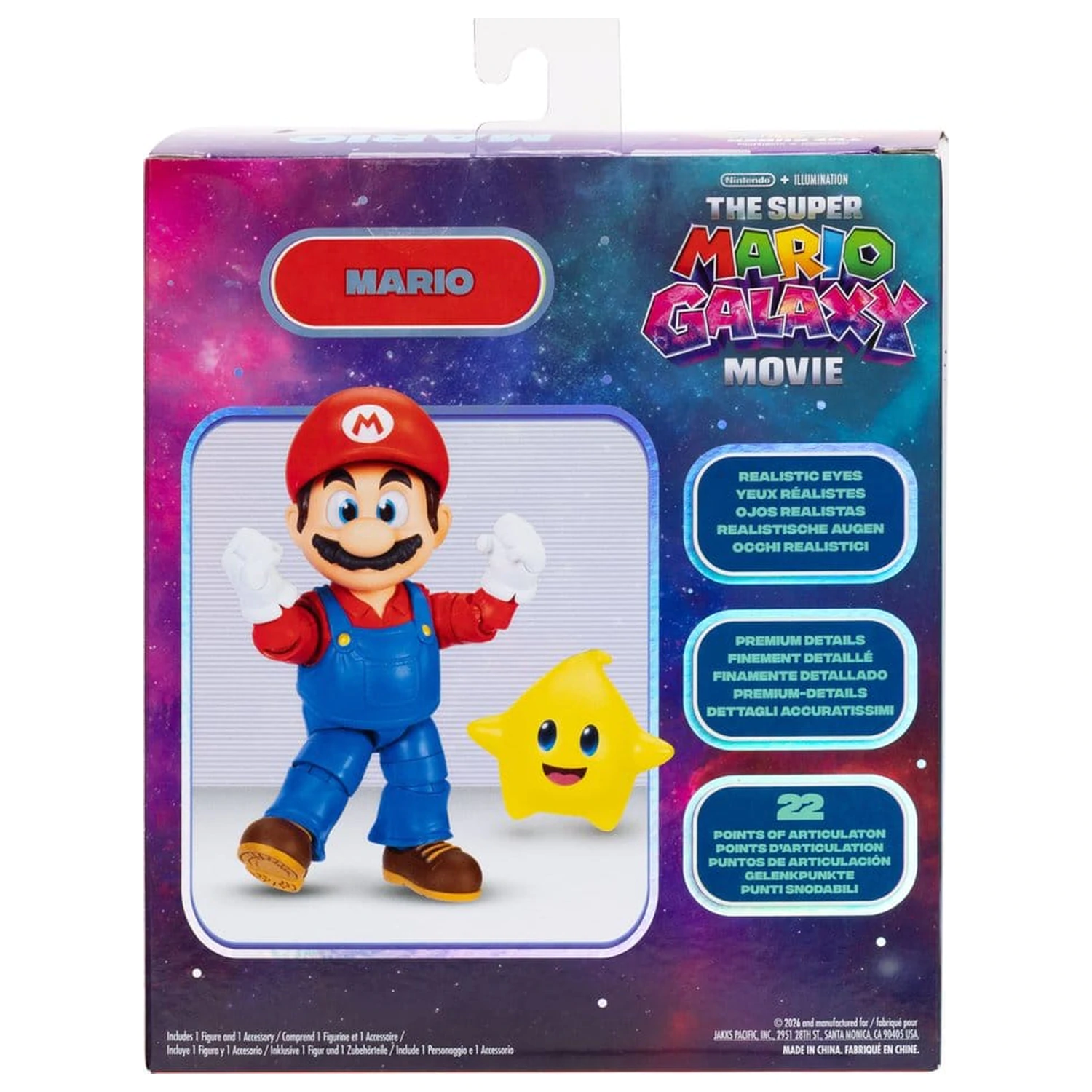The Super Mario Galaxy Movie Figurina de actiune Mario 13 cm poza produsului