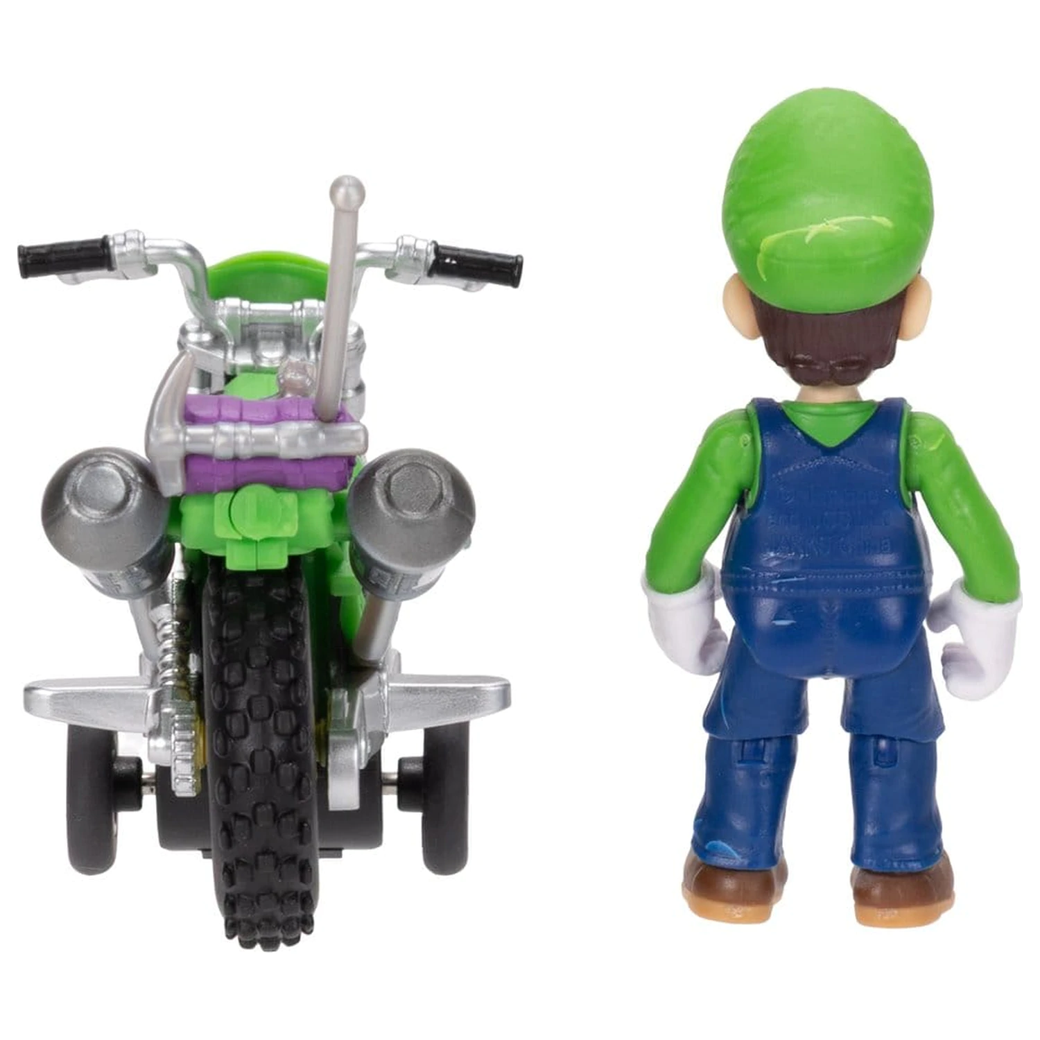 Super Mario figurină și motocicletă jucărie - Luigi poza produsului