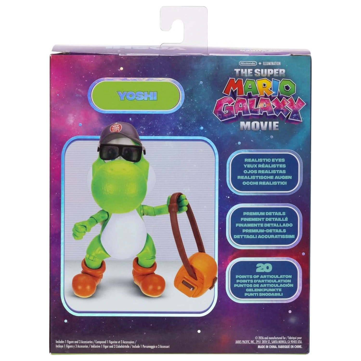 The Super Mario Galaxy Movie Figurina de acțiune Yoshi 13 cm poza produsului