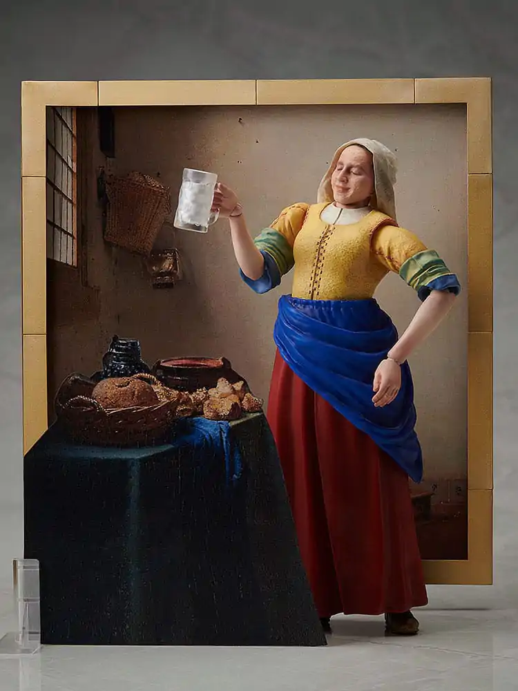 The Table Museum Figma Figurina de Acțiune Femeia cu lapte de Vermeer 14 cm poza produsului