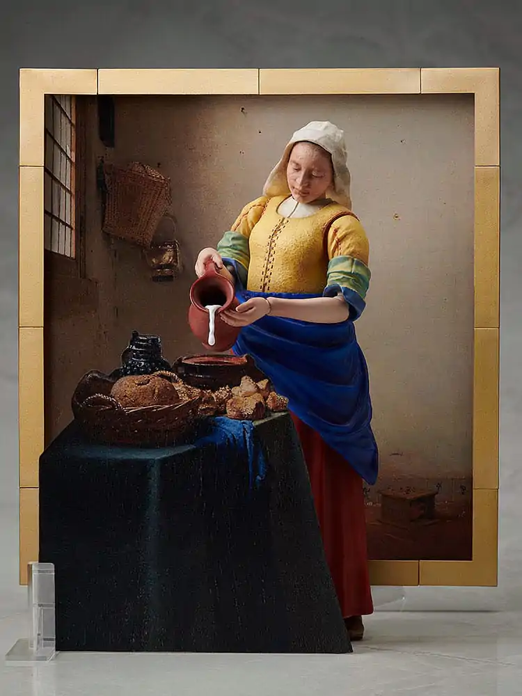 The Table Museum Figma Figurina de Acțiune Femeia cu lapte de Vermeer 14 cm poza produsului