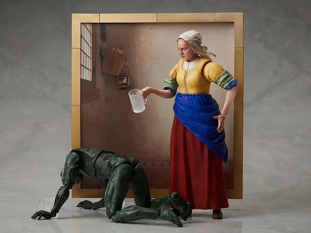 The Table Museum Figma Figurina de Acțiune Femeia cu lapte de Vermeer 14 cm poza produsului