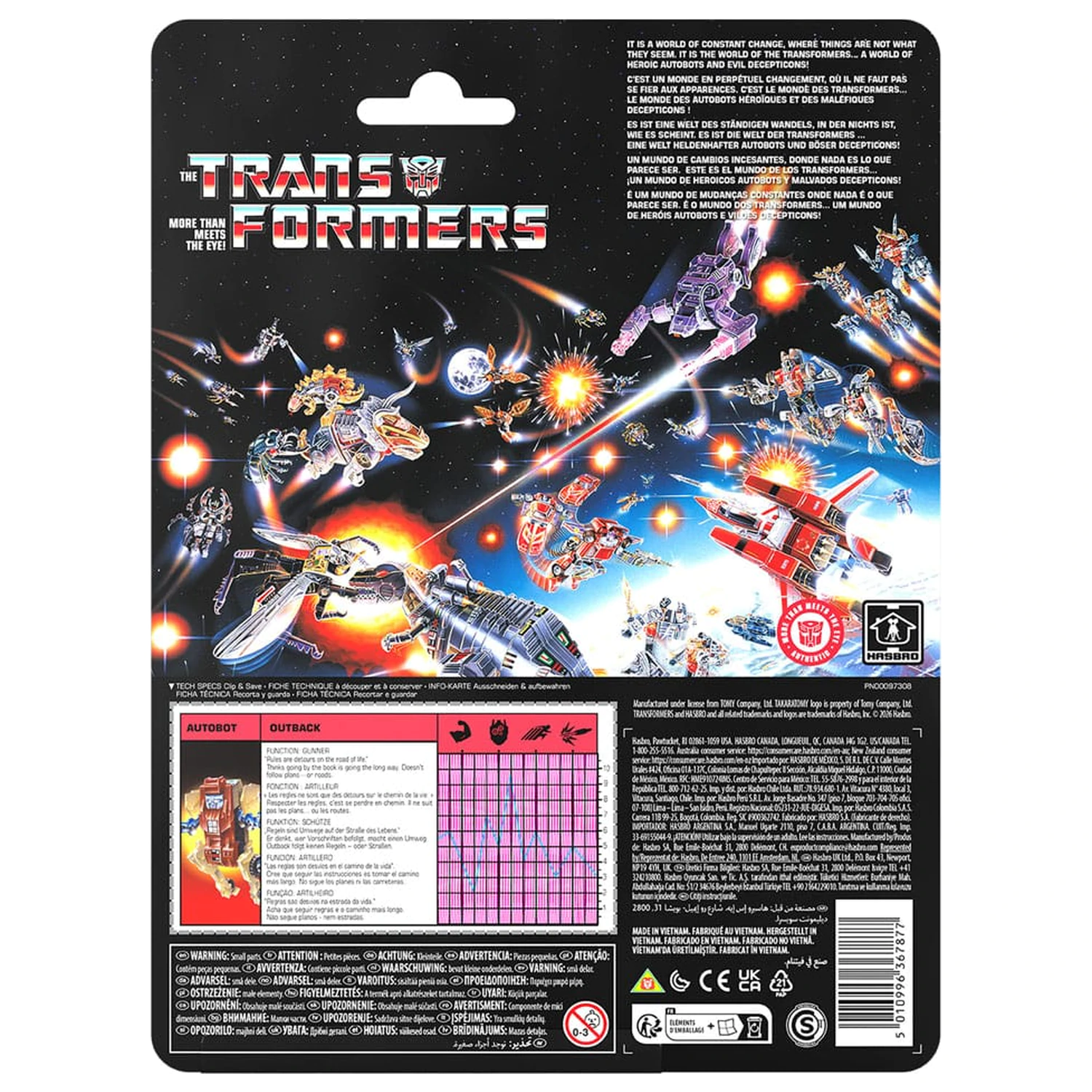 The Transformers Retro G1 Figura de actiune Autobot Outback 13 cm poza produsului