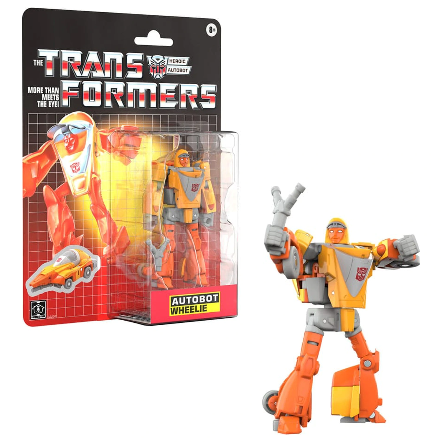 The Transformers Retro G1 figurina de acțiune Autobot Wheelie 11 cm poza produsului