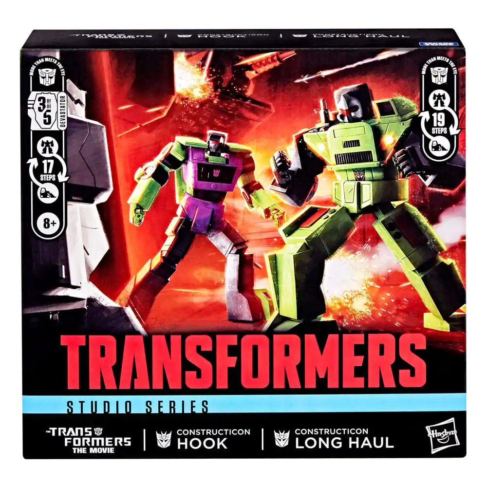 The Transformers: The Movie Set figurine de acțiune 2-Pack Constructicon Hook & Constructicon Long Haul 16 cm poza produsului