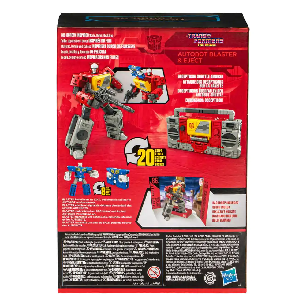 The Transformers: The Movie Generations Studio Series Voyager Class Figurina de actiune Autobot Blaster & Eject 16 cm poza produsului