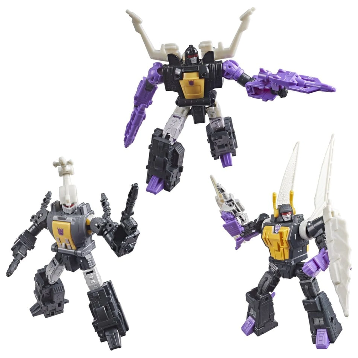 The Transformers: The Movie Studio Series Deluxe Class Action Figure Set 3-pack Insecticon Bombshell, Shrapnel & Kickback 14 cm poza produsului