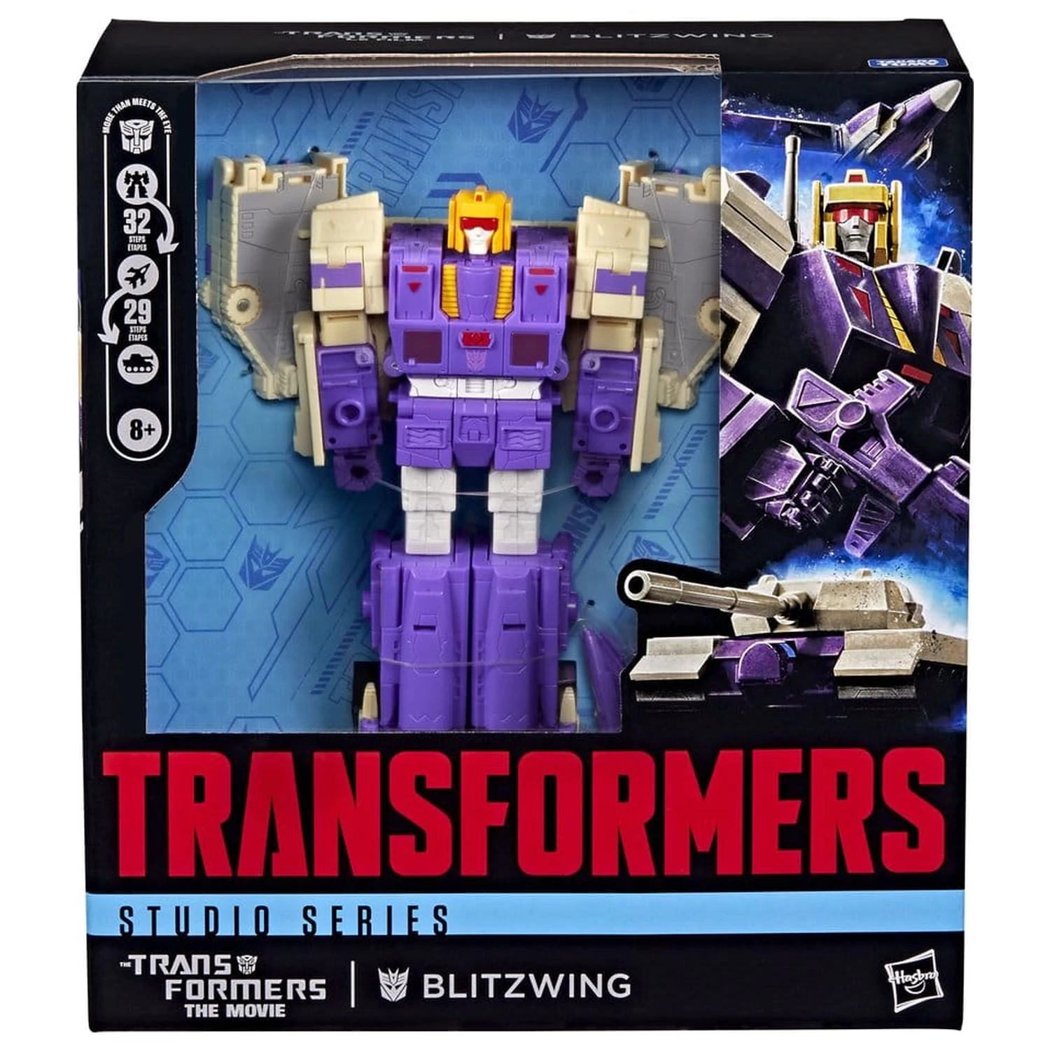 The Transformers: The Movie Studio Series Leader Class Figurina de actiune Blitzwing 18 cm poza produsului