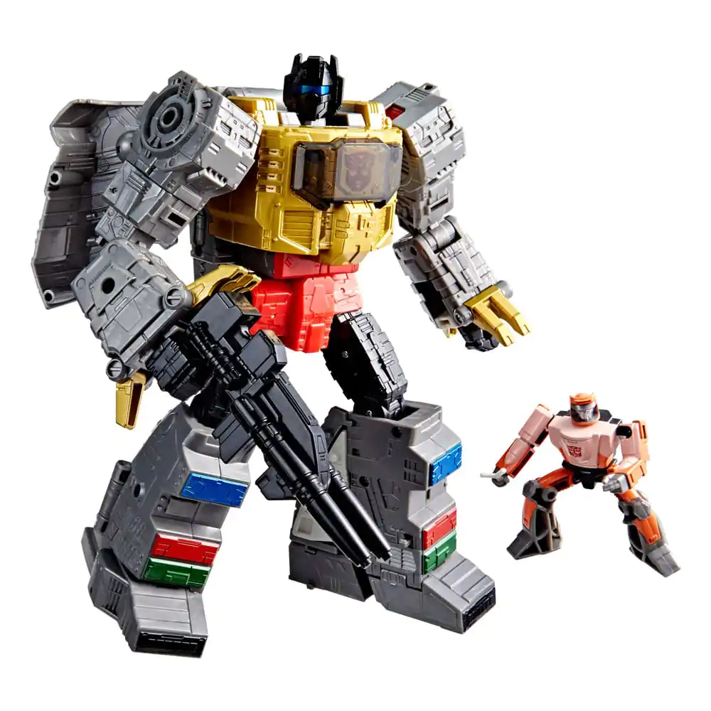 The Transformers: The Movie Studio Series Leader Class Figurina de actiune Dinobot Grimlock & Autobot Wheelie 22 cm poza produsului