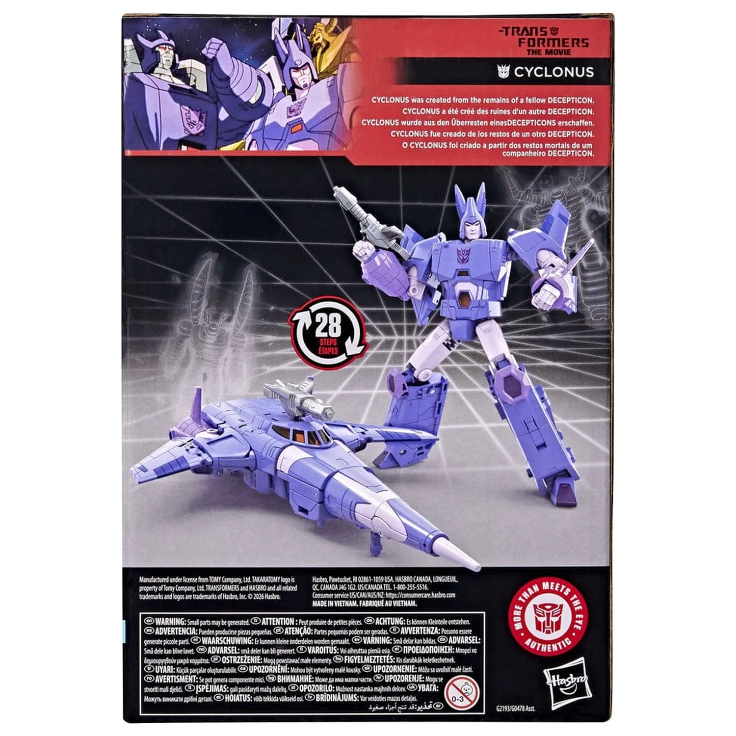 The Transformers: The Movie Studio Series Voyager Class figurina de actiune Cyclonus 20 cm poza produsului