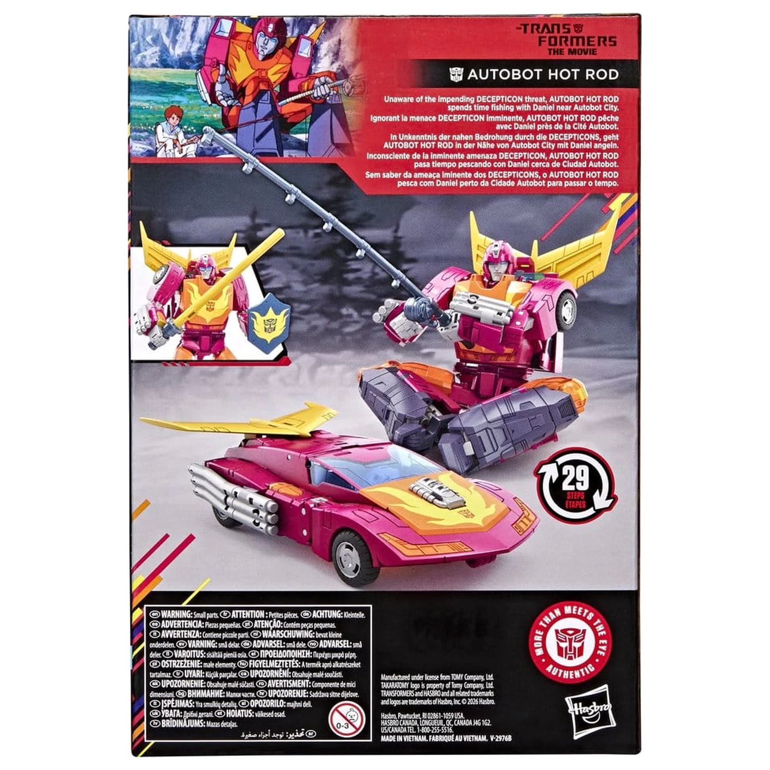 The Transformers: The Movie Studio Series Voyager Class figurina de actiune MTMTE Collection: Autobot Hot Rod 14 cm poza produsului