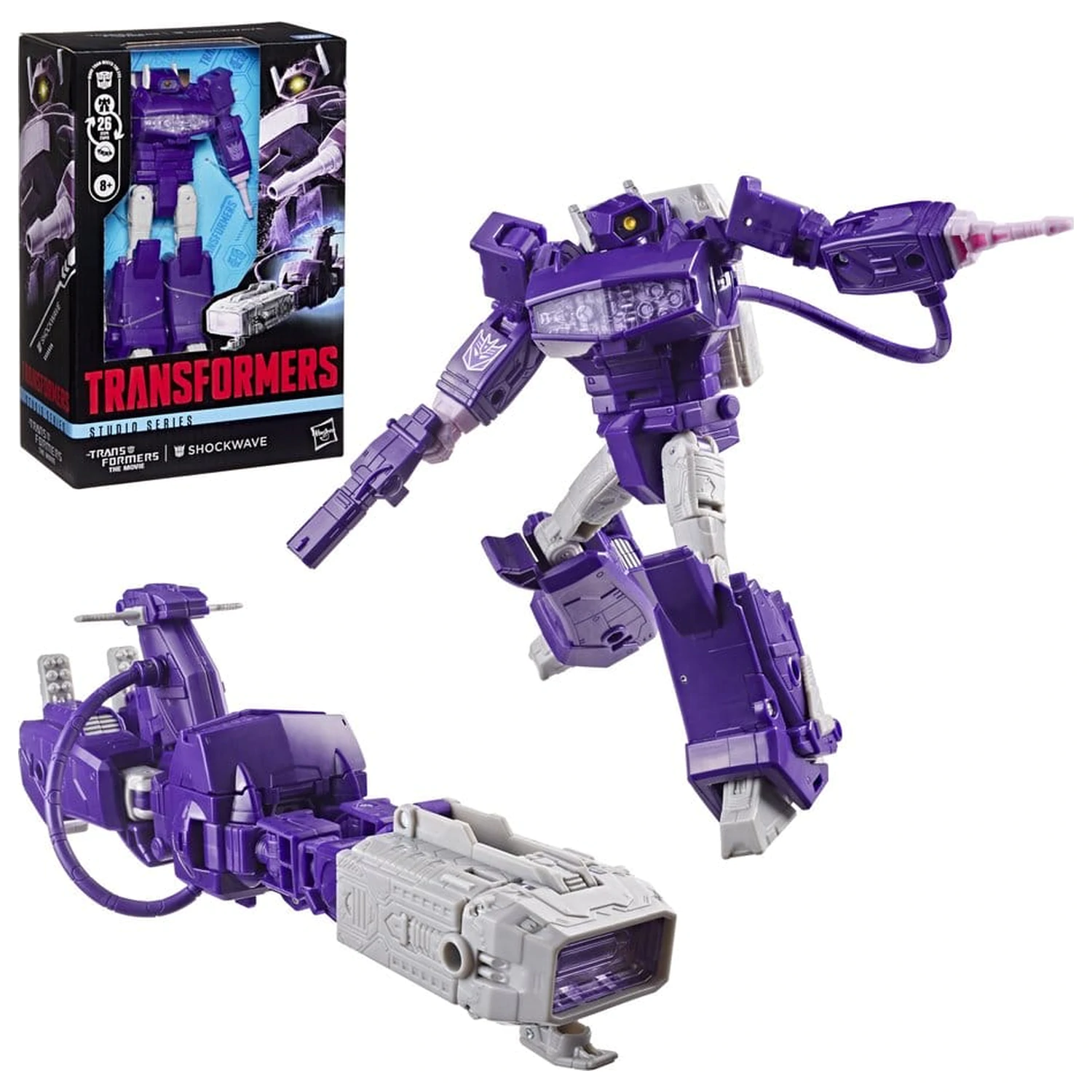 The Transformers: The Movie Studio Series Voyager Class figurina de actiune Shockwave 17 cm poza produsului