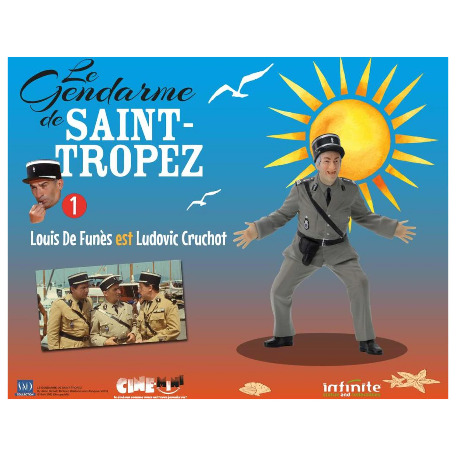 The Troops of St. Tropez Ludovic Cruchot Figurina 10cm poza produsului