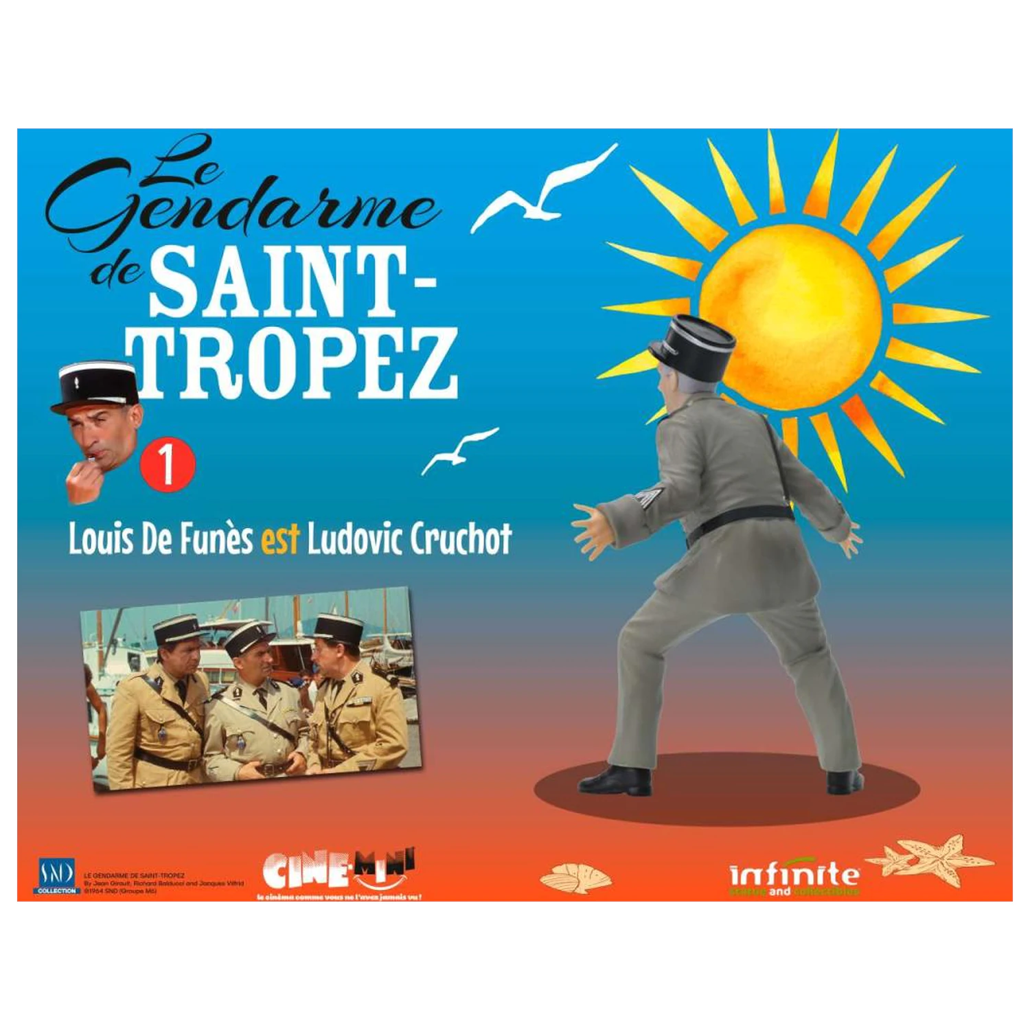 The Troops of St. Tropez Ludovic Cruchot Figurina 10cm poza produsului